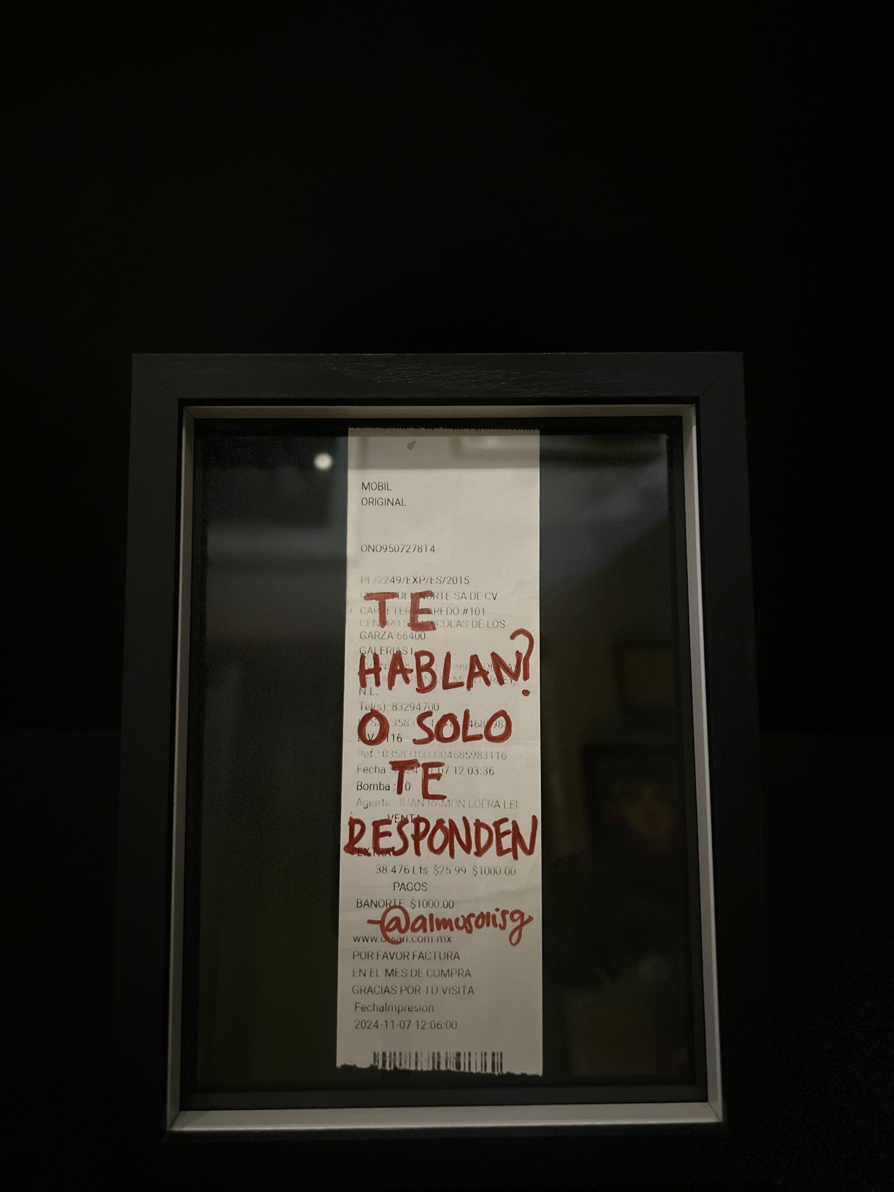 Cuadro "nota de remisión"