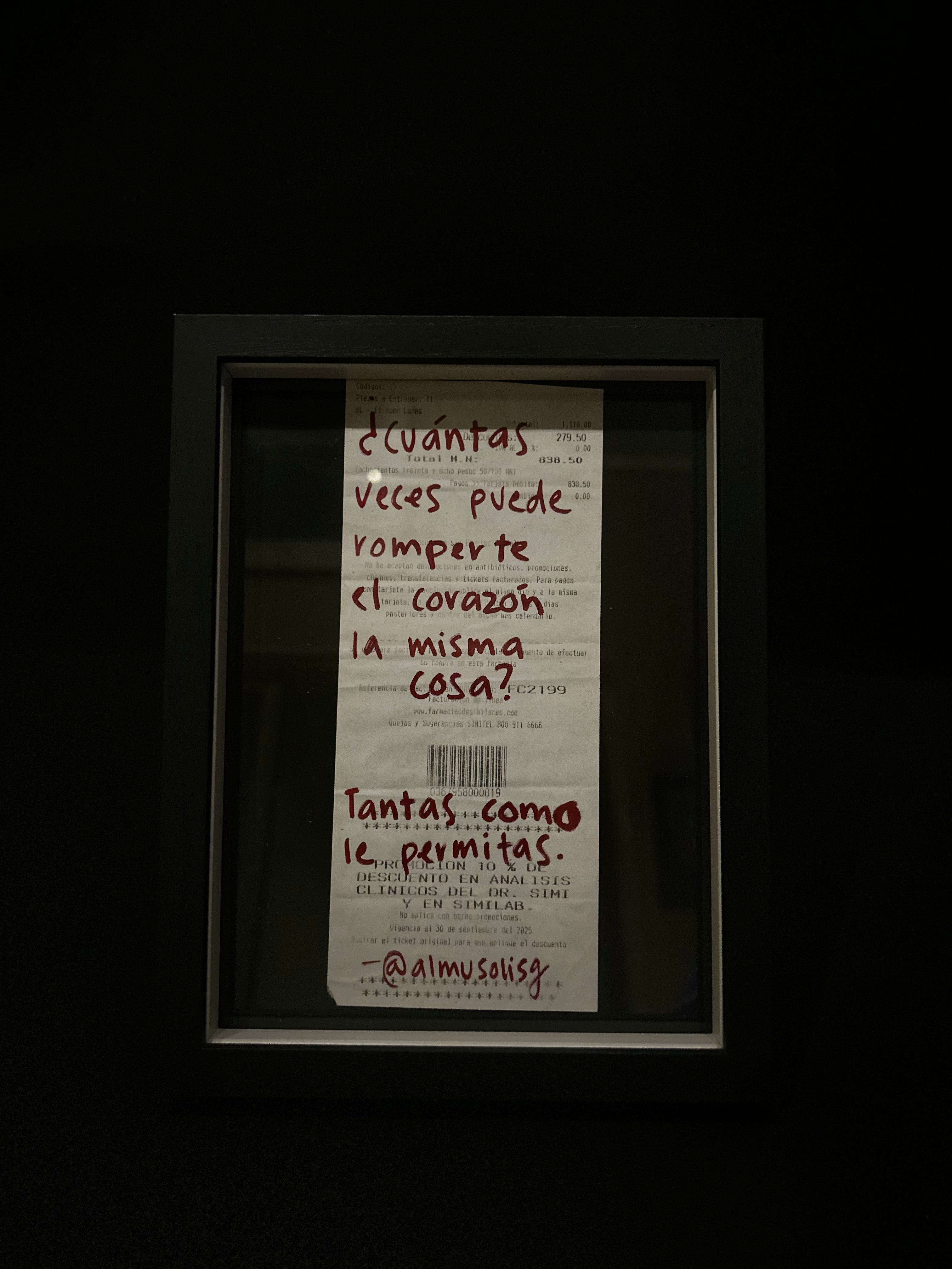 Cuadro "Ticket de compra"