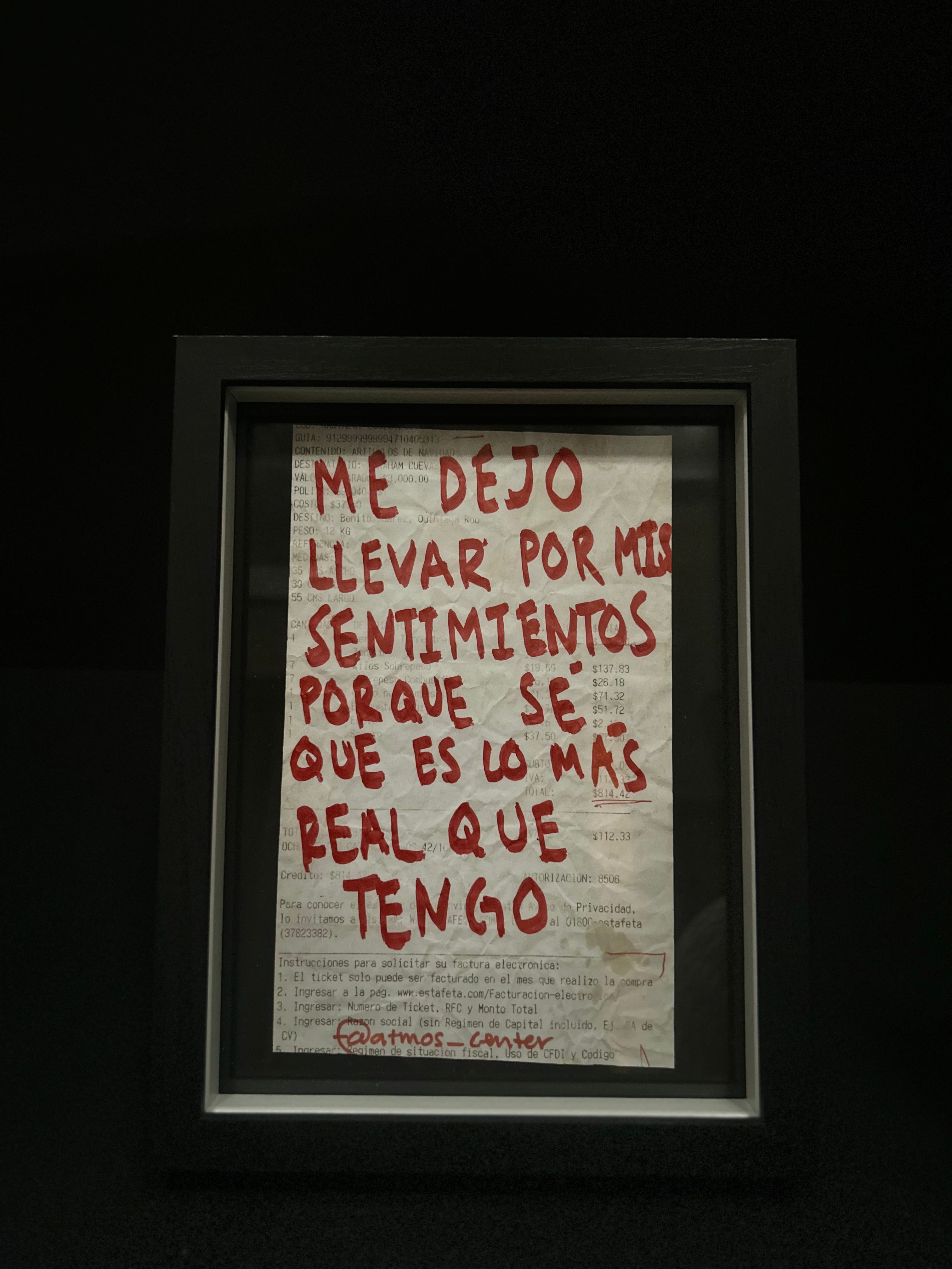 Cuadro "Ticket de compra"