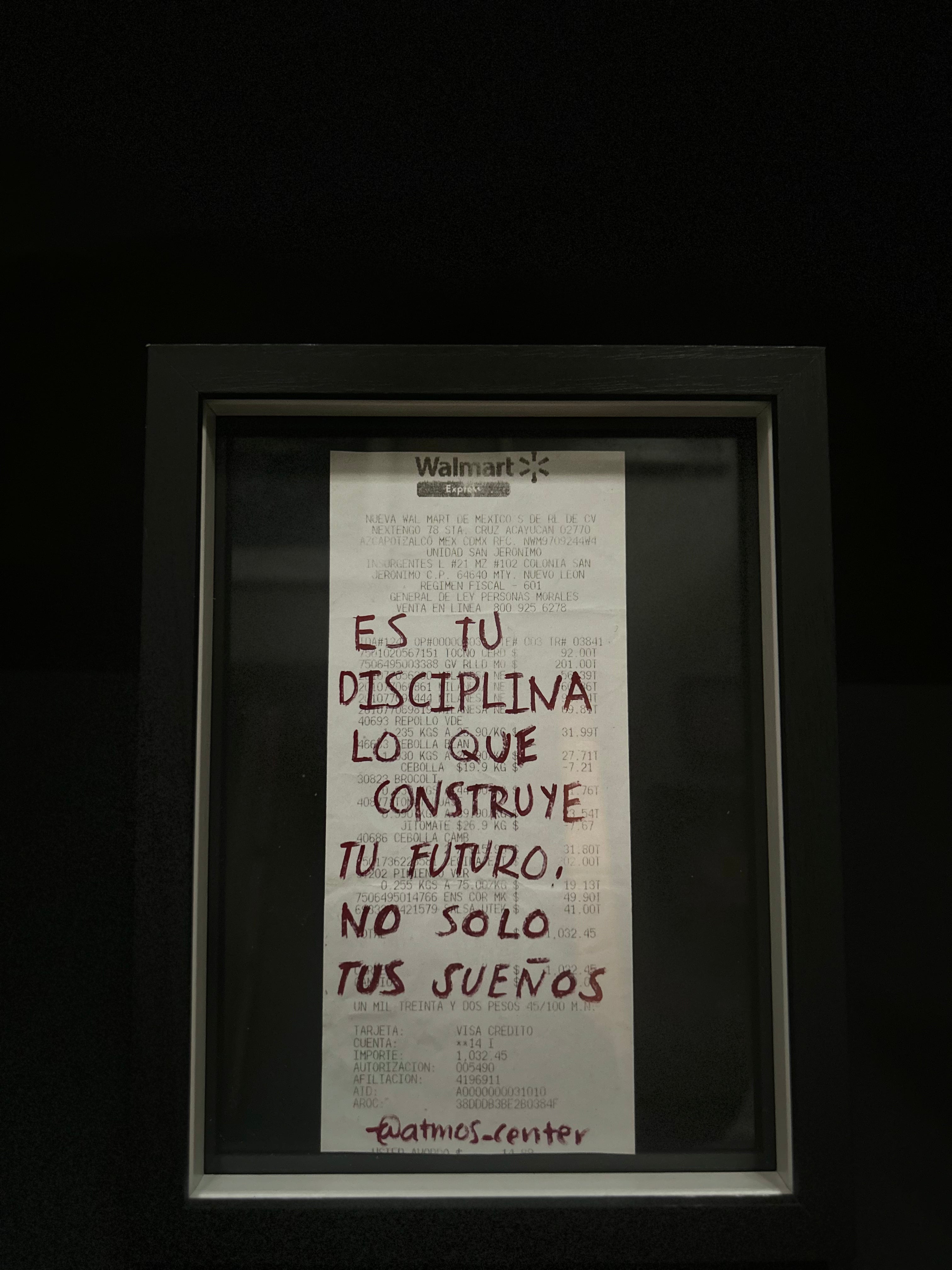 Cuadro "Ticket de compra"