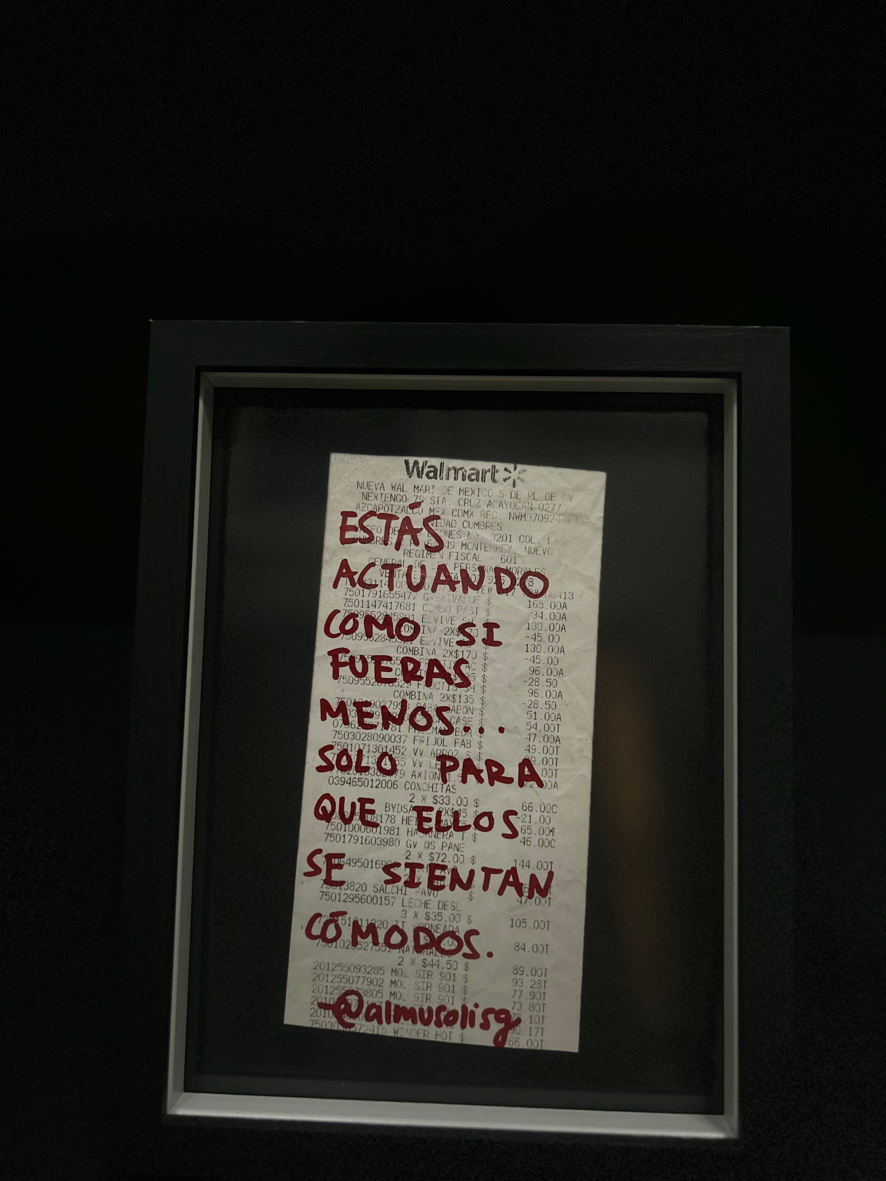 Cuadro "Ticket de compra"