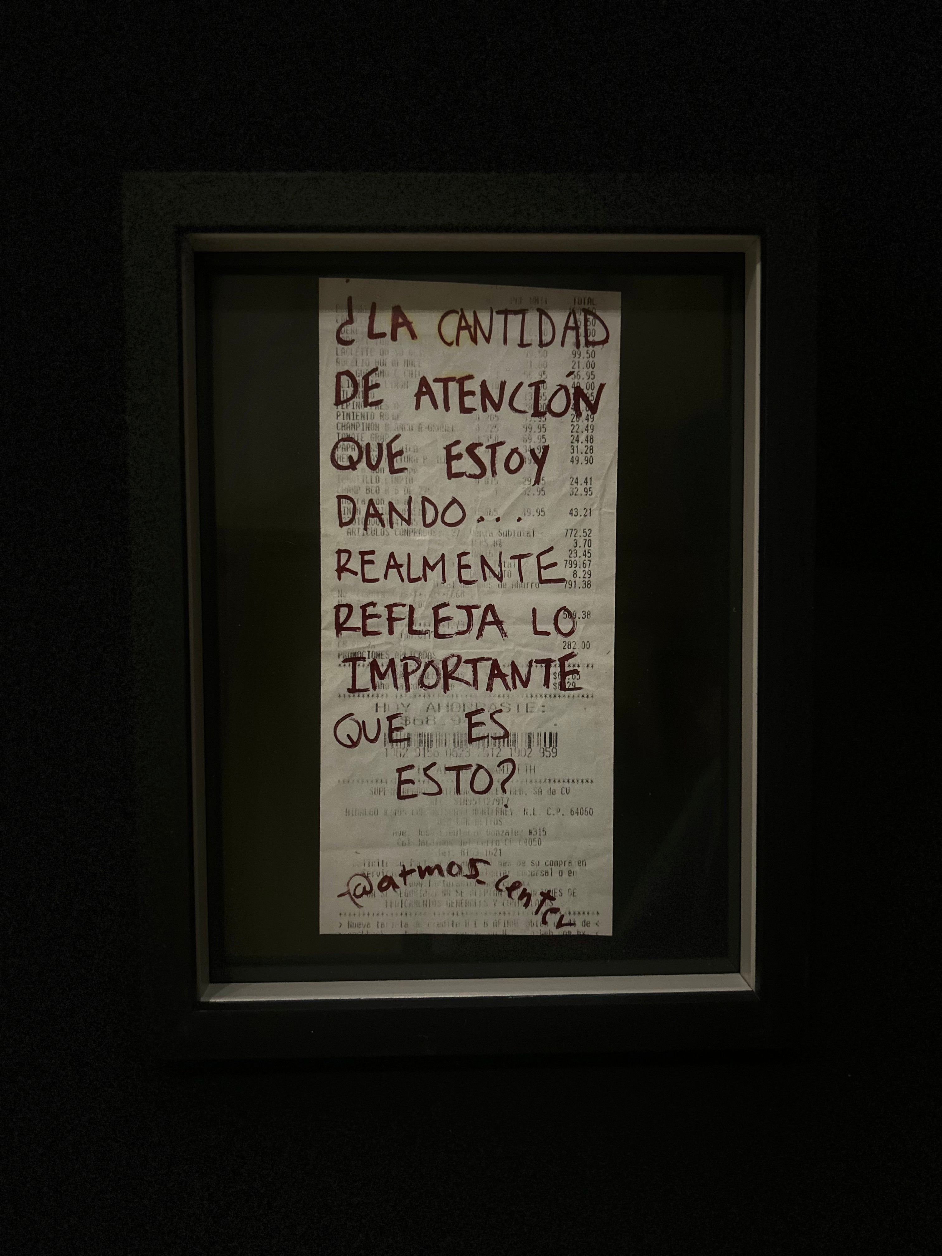 Cuadro "Ticket de compra"