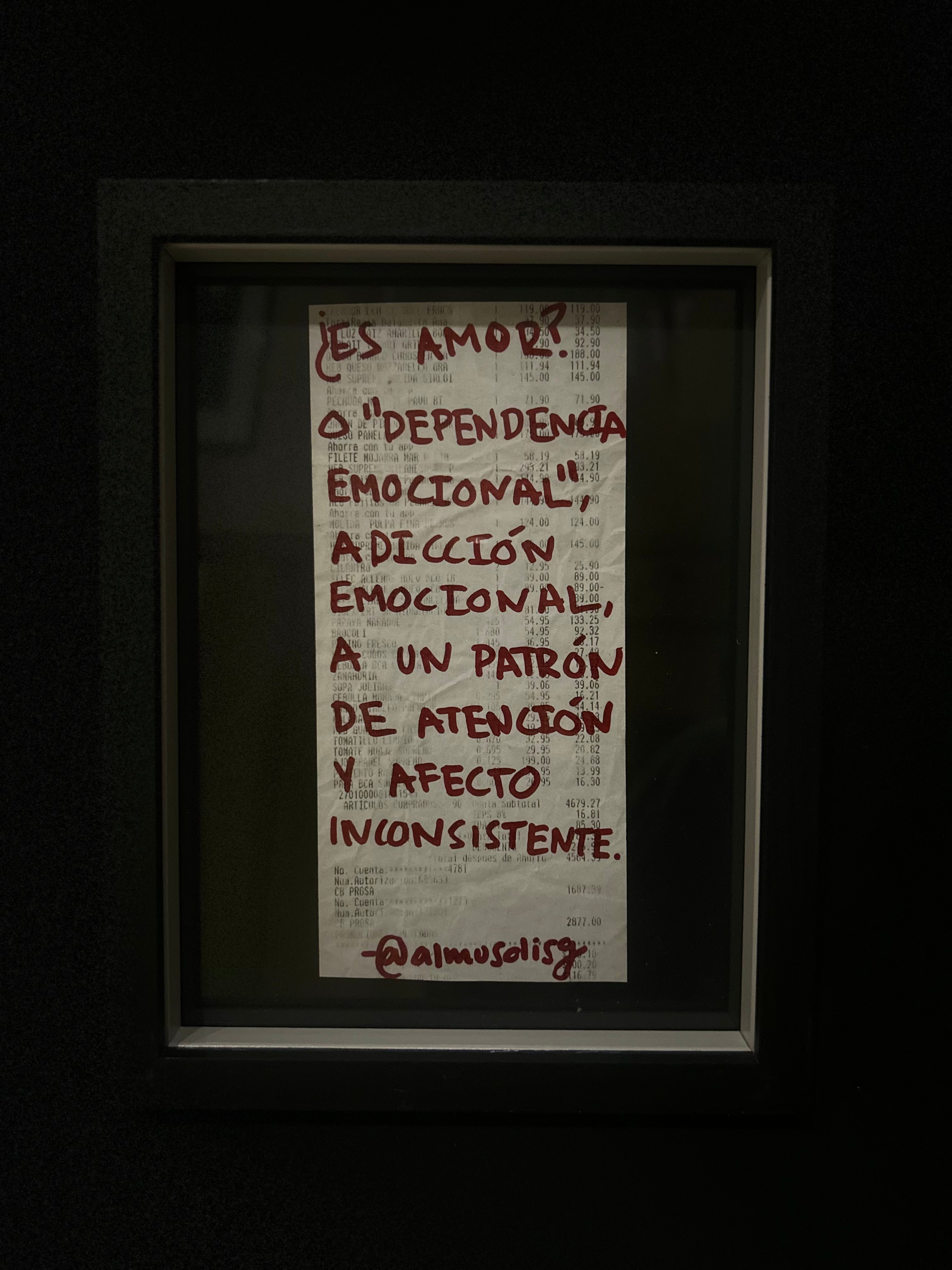 Cuadro "Ticket de compra"