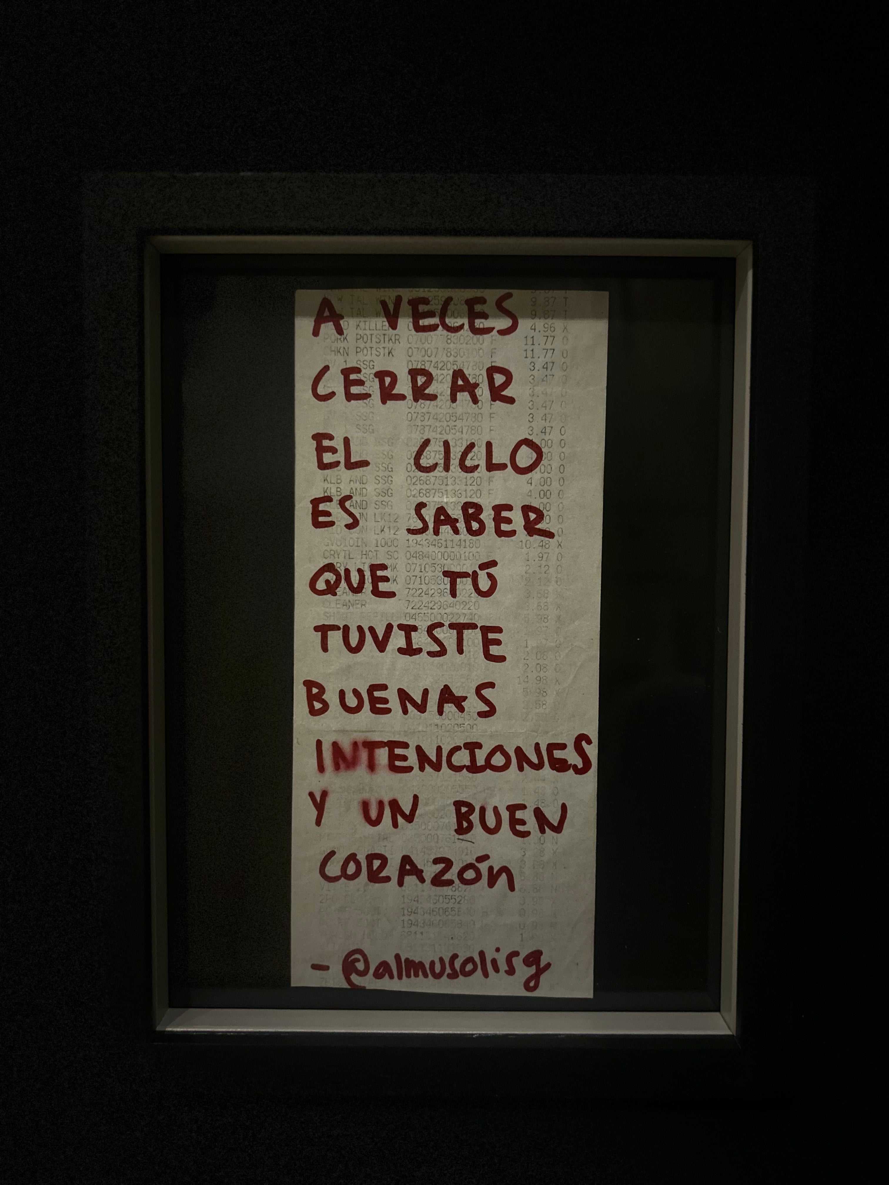 Cuadro "Ticket de compra"