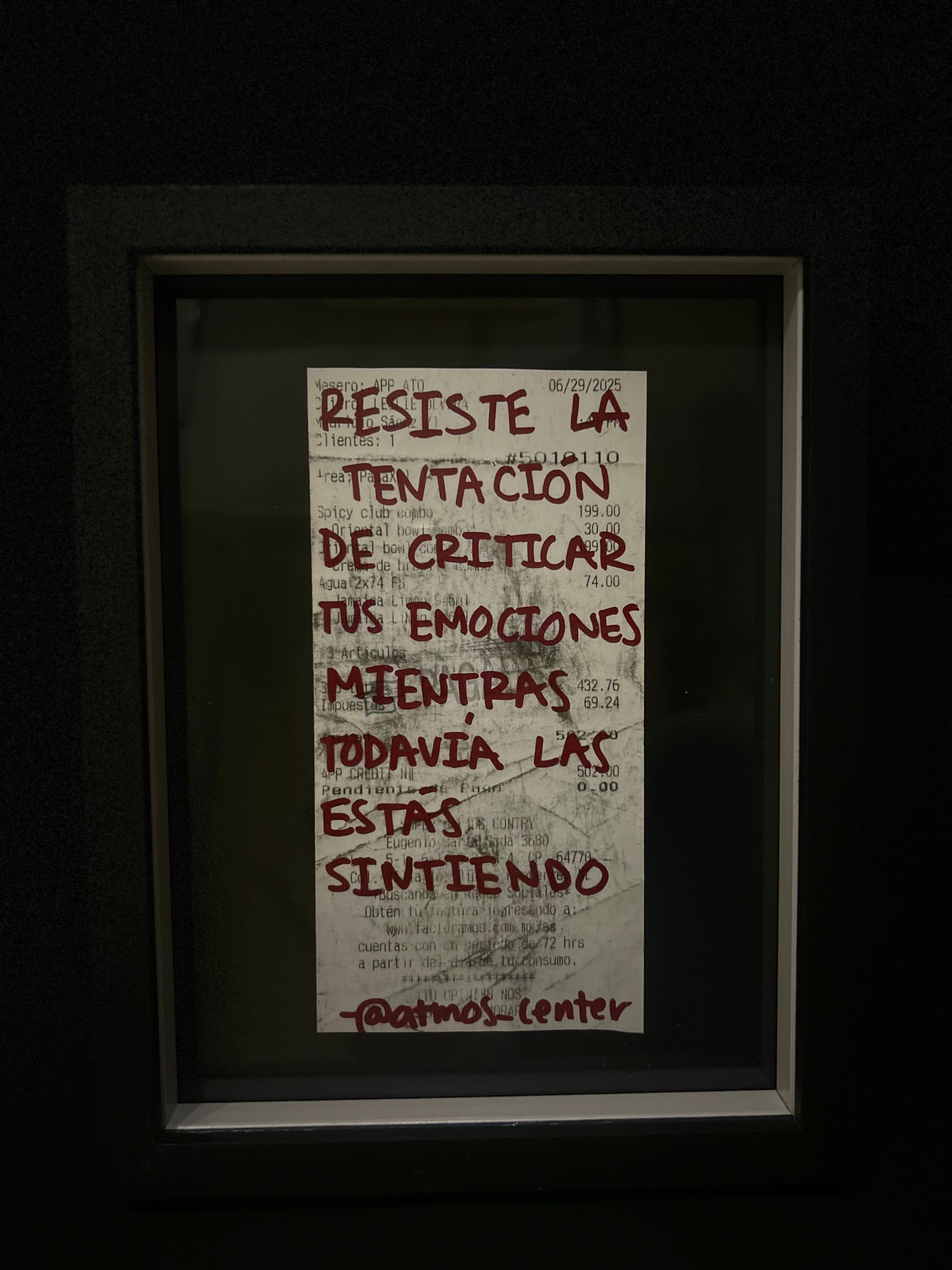 Cuadro "Ticket de compra"