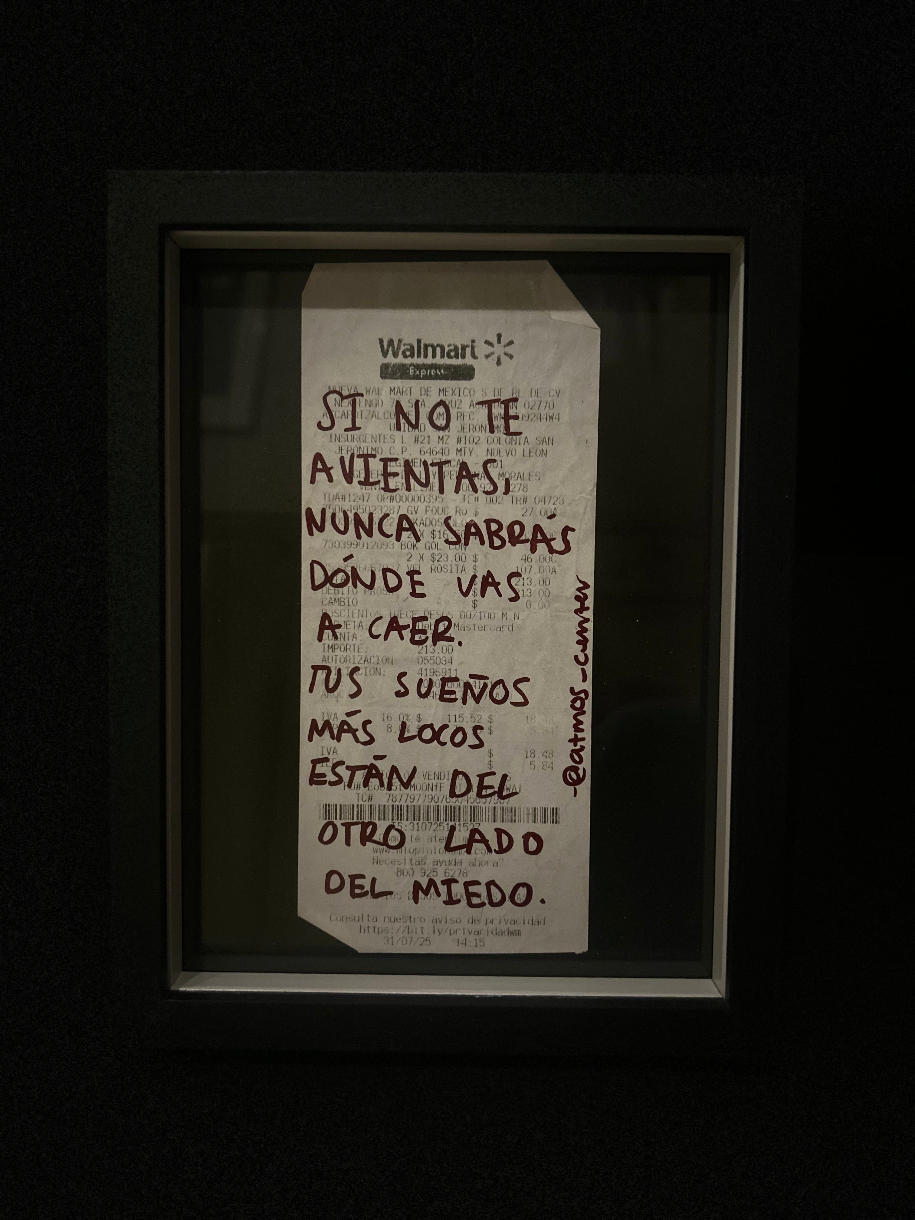 Cuadro "Ticket de compra"