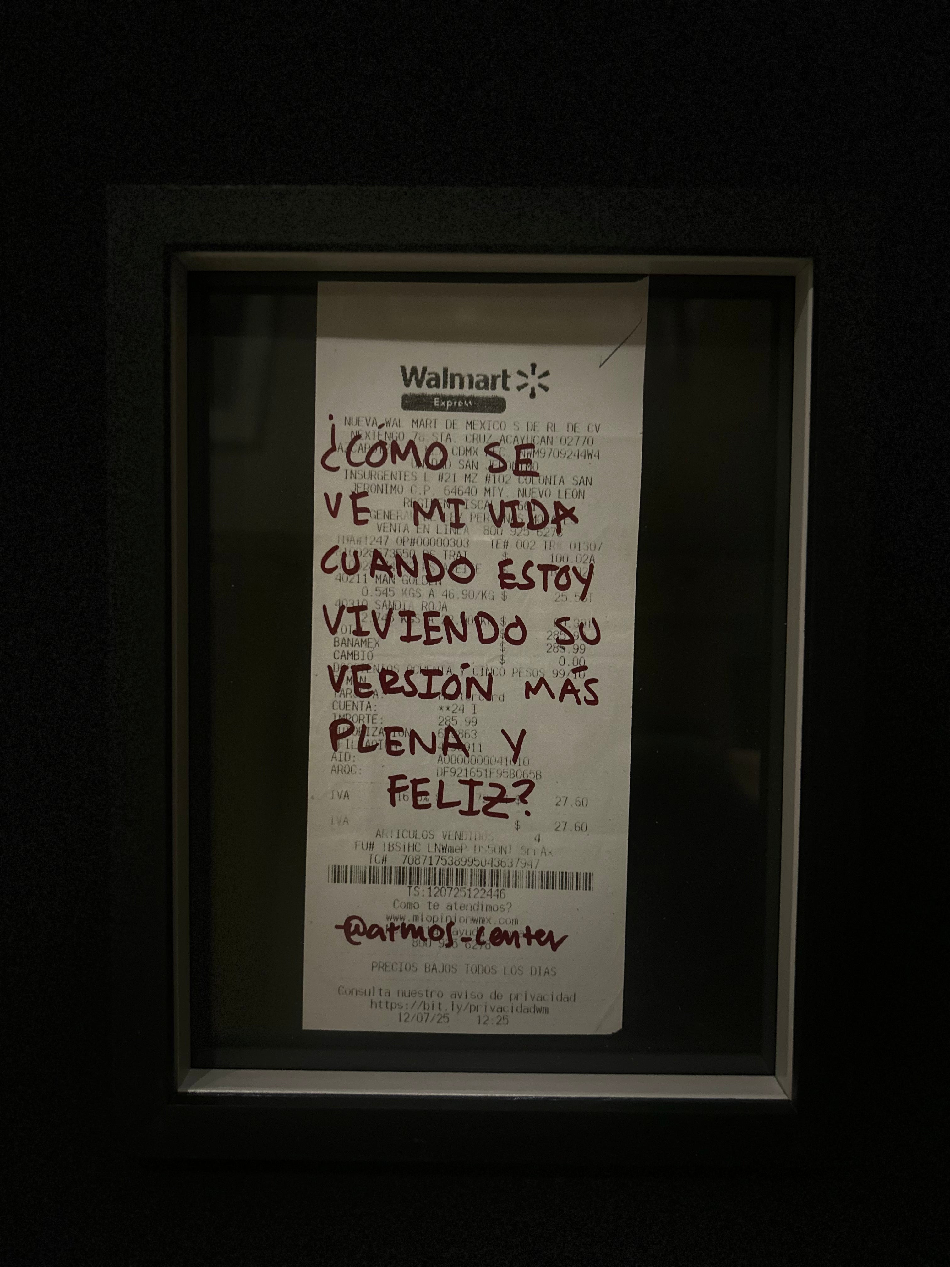 Cuadro "Ticket de compra"