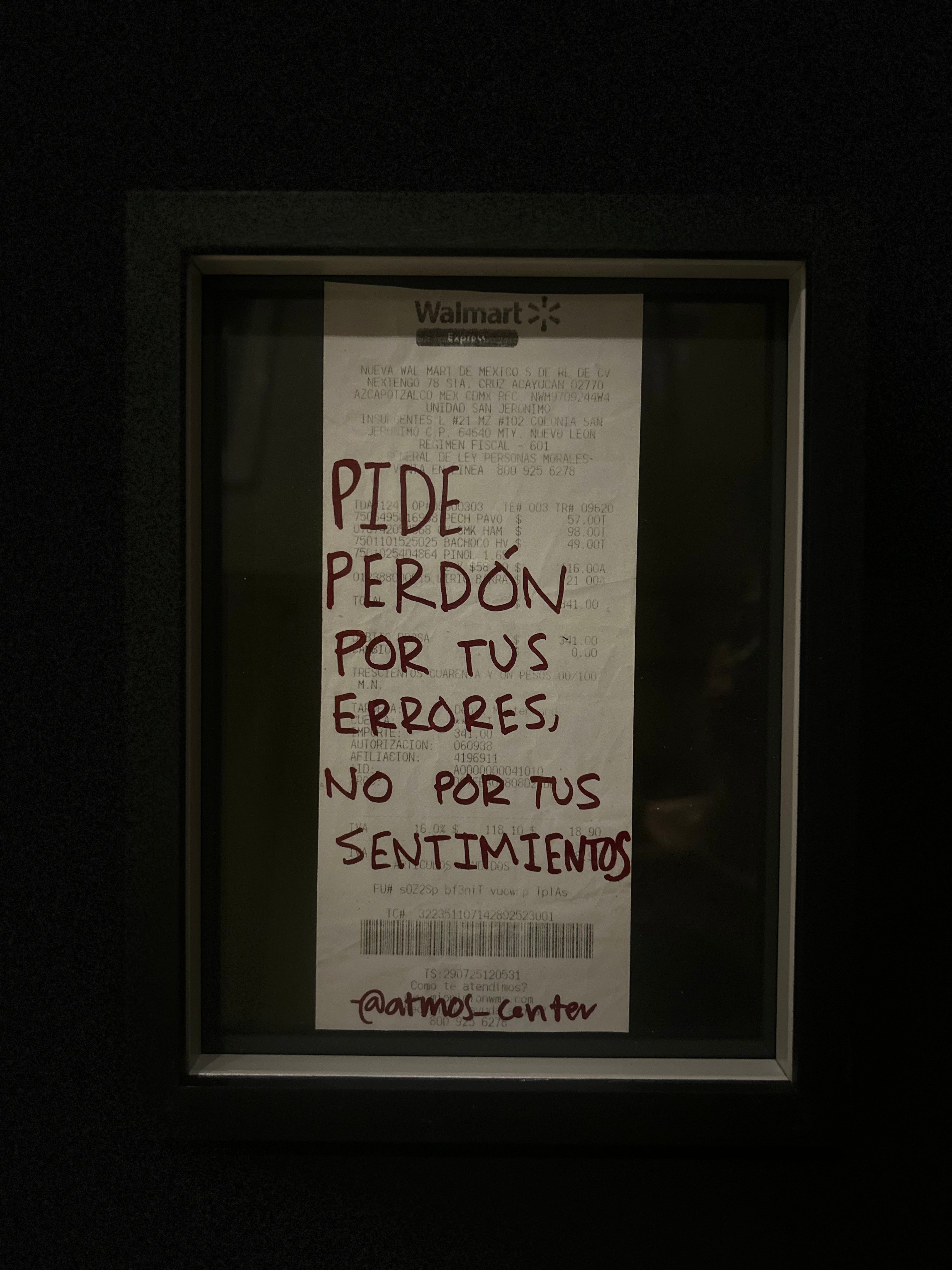 Cuadro "Ticket de compra"