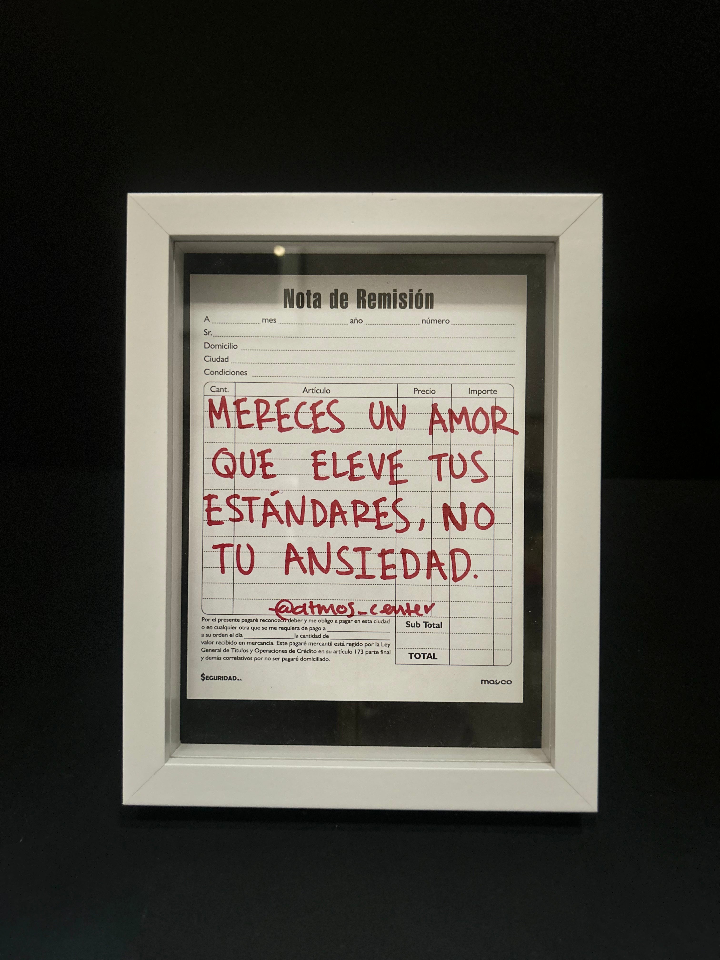 Cuadro "nota de remisión"