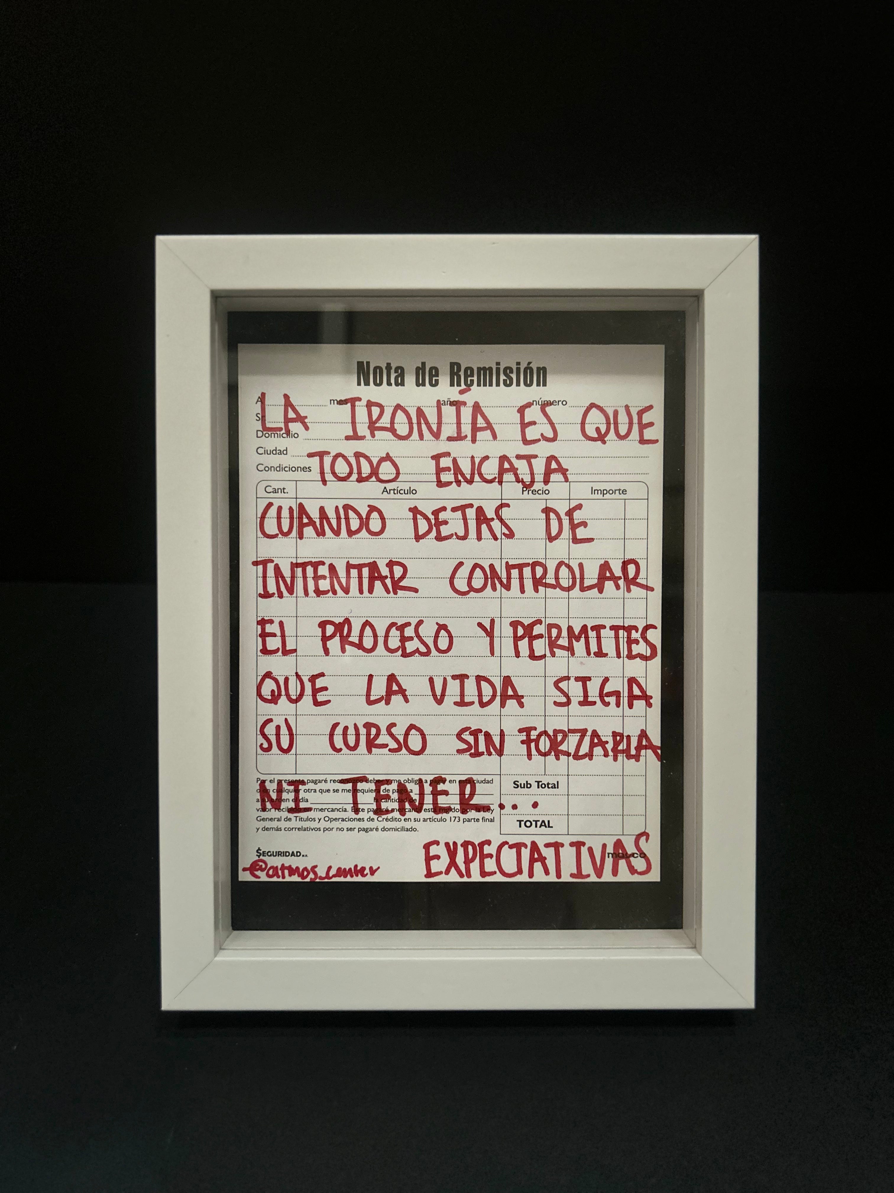 Cuadro "nota de remisión"