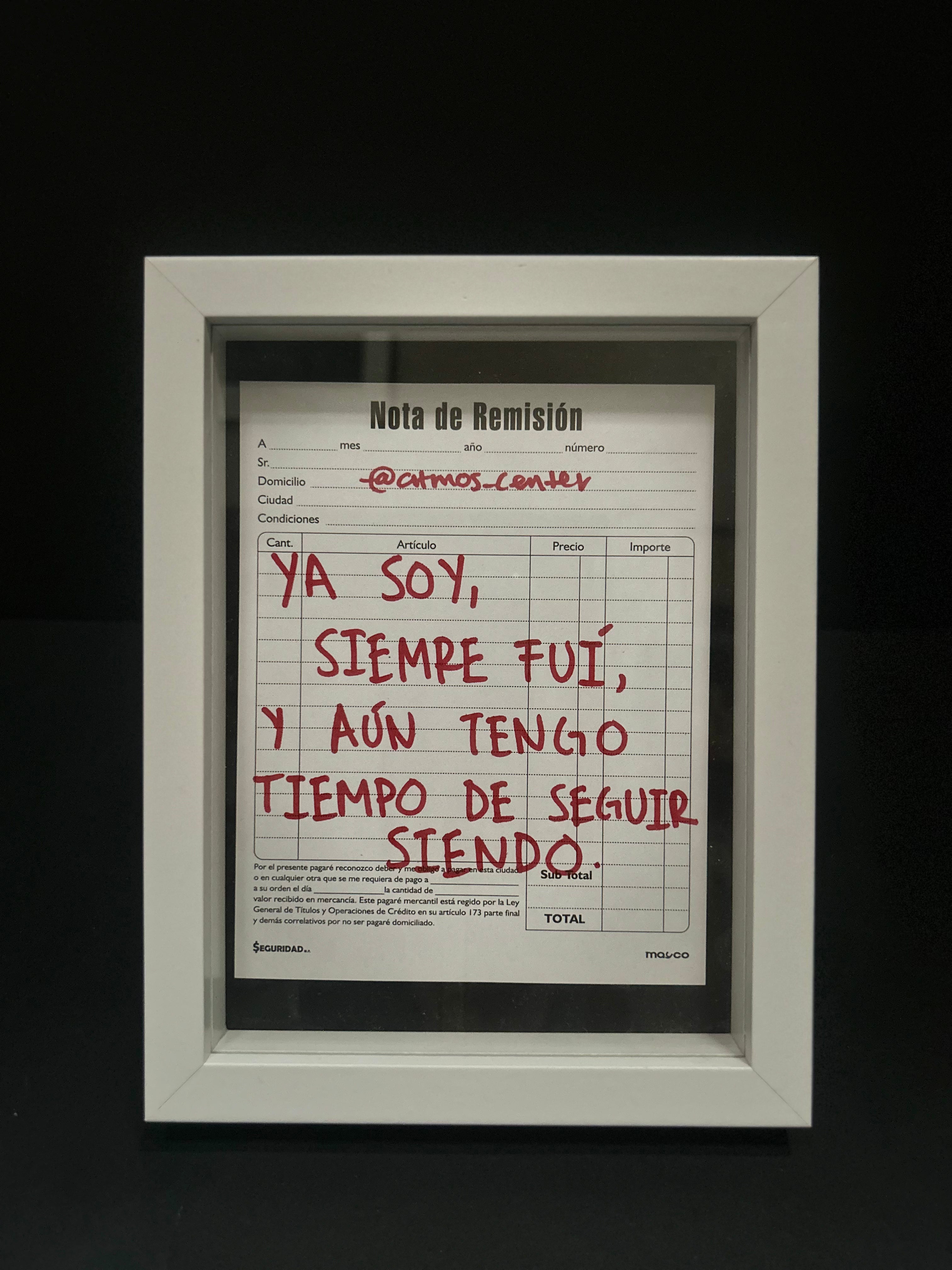 Cuadro "nota de remisión"