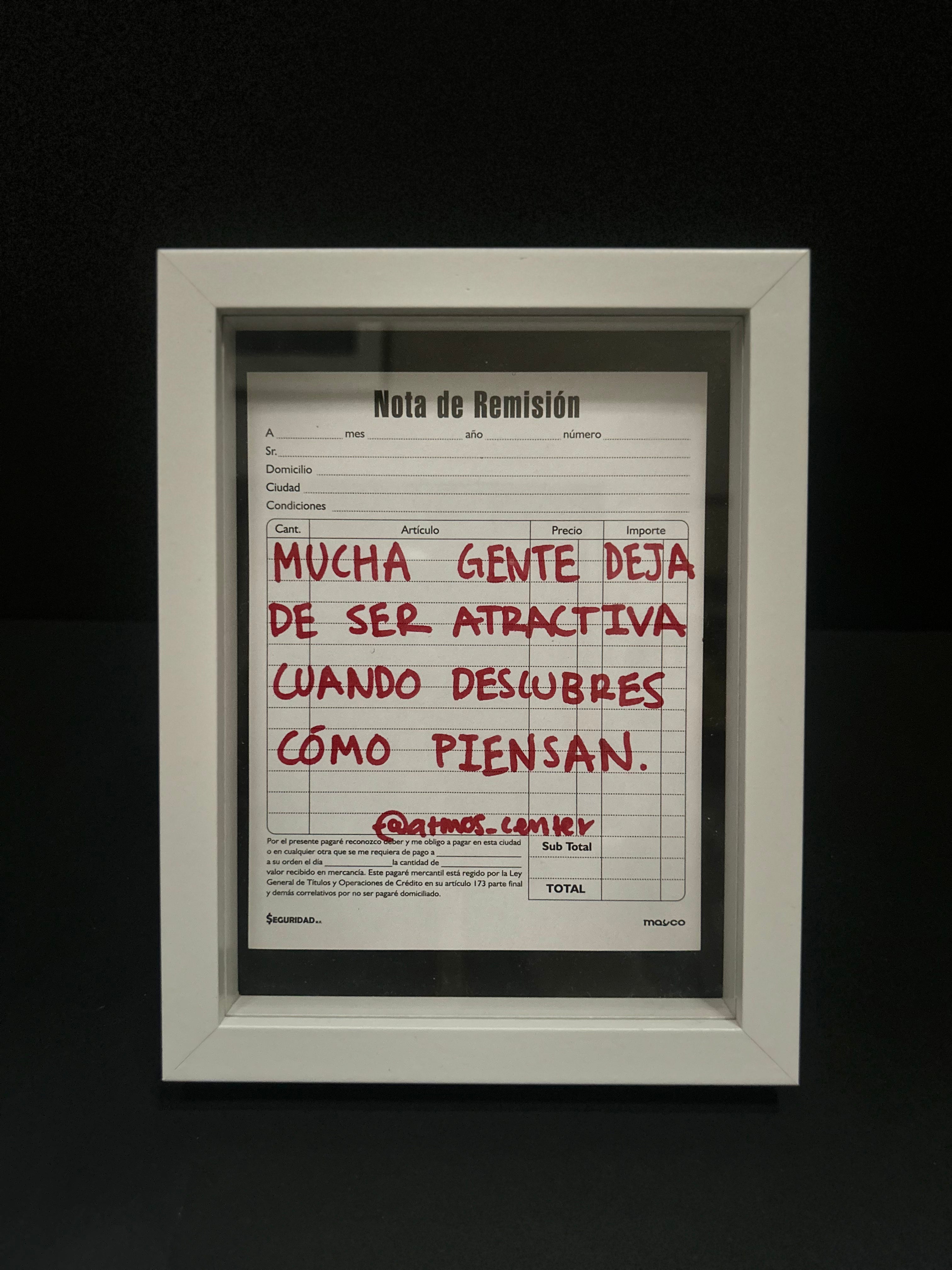 Cuadro "nota de remisión"