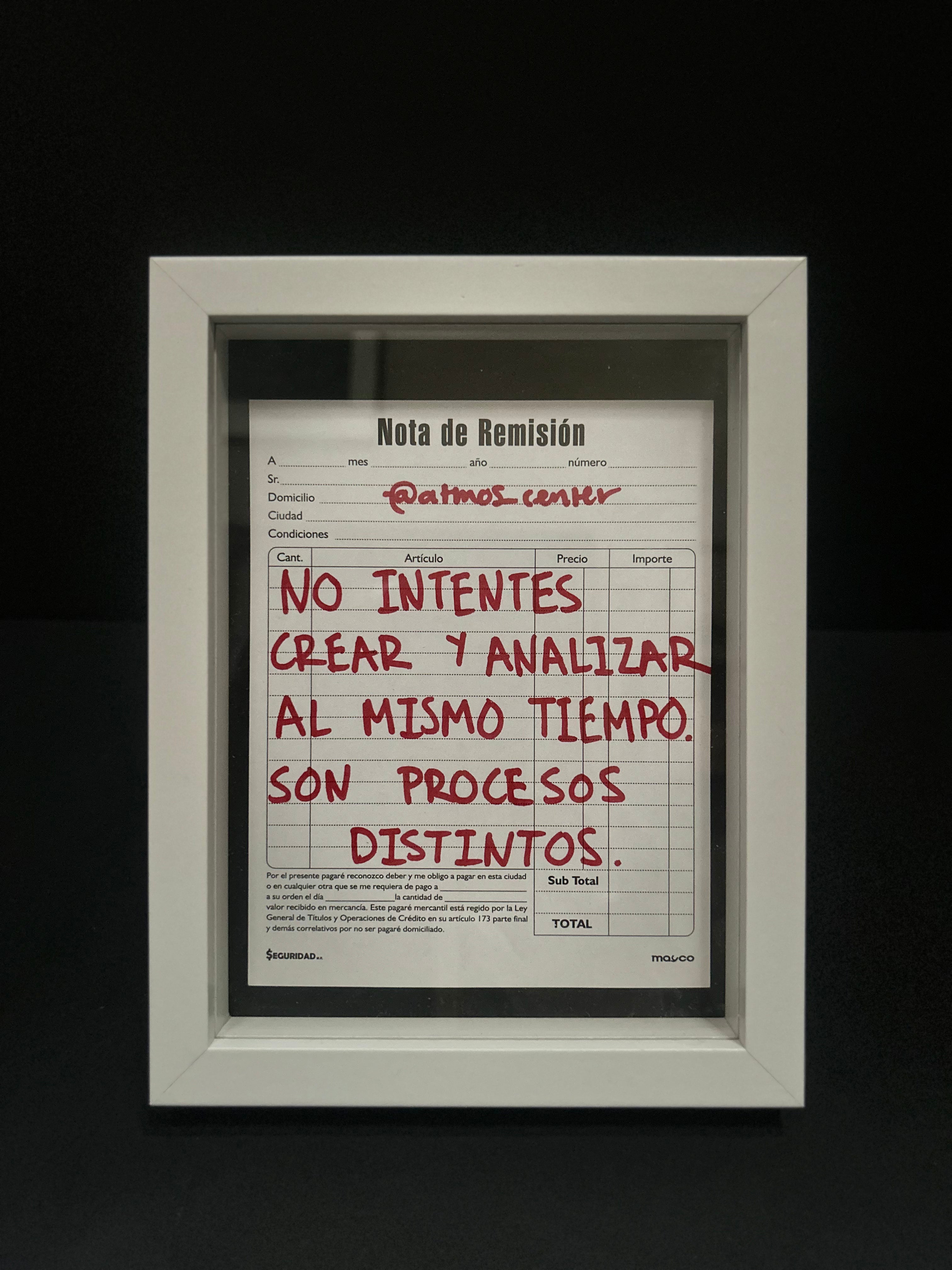 Cuadro "Nota de Remisión"