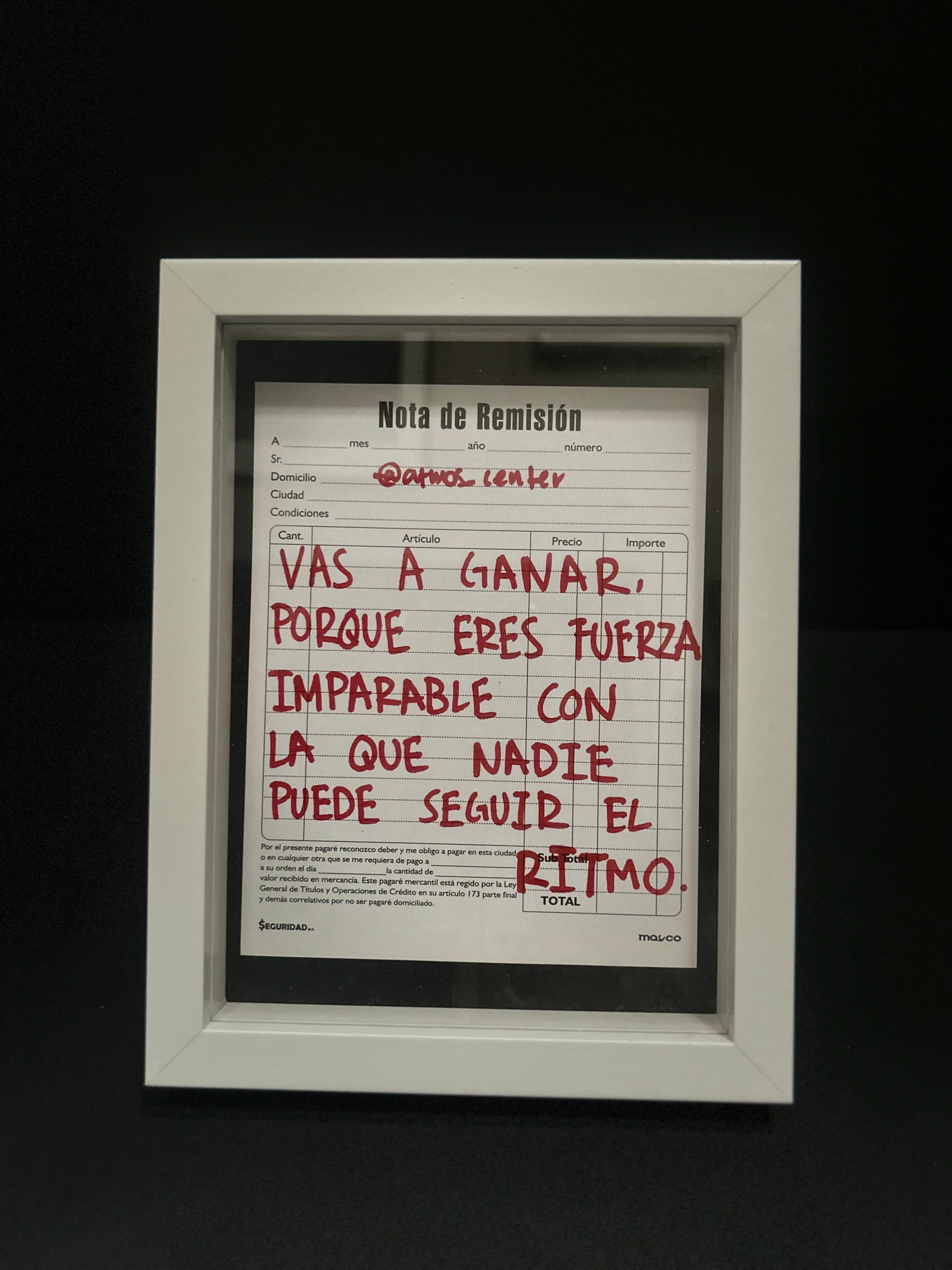 Cuadro "Nota de Remisión"