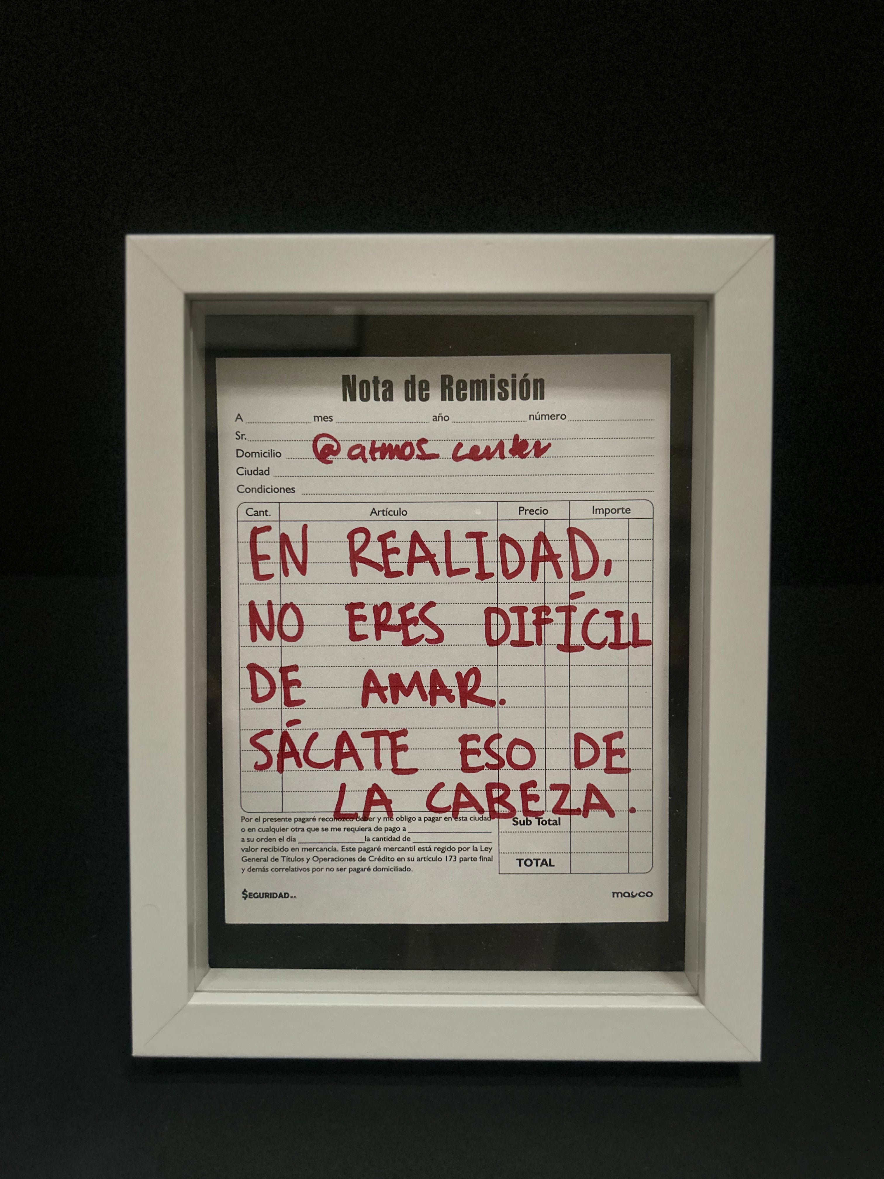 Cuadro "nota de remisión"