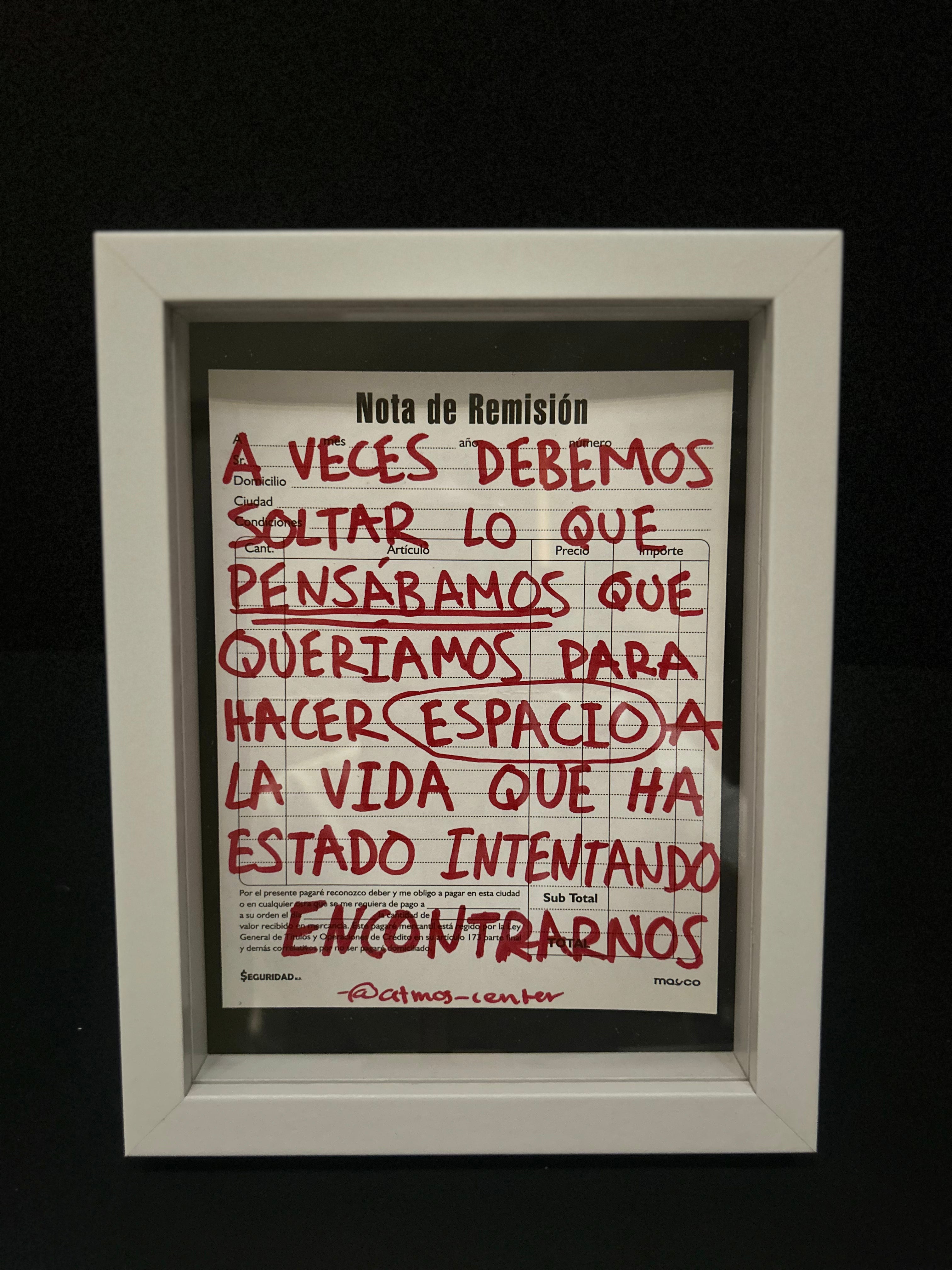 Cuadro "Nota de remisión"