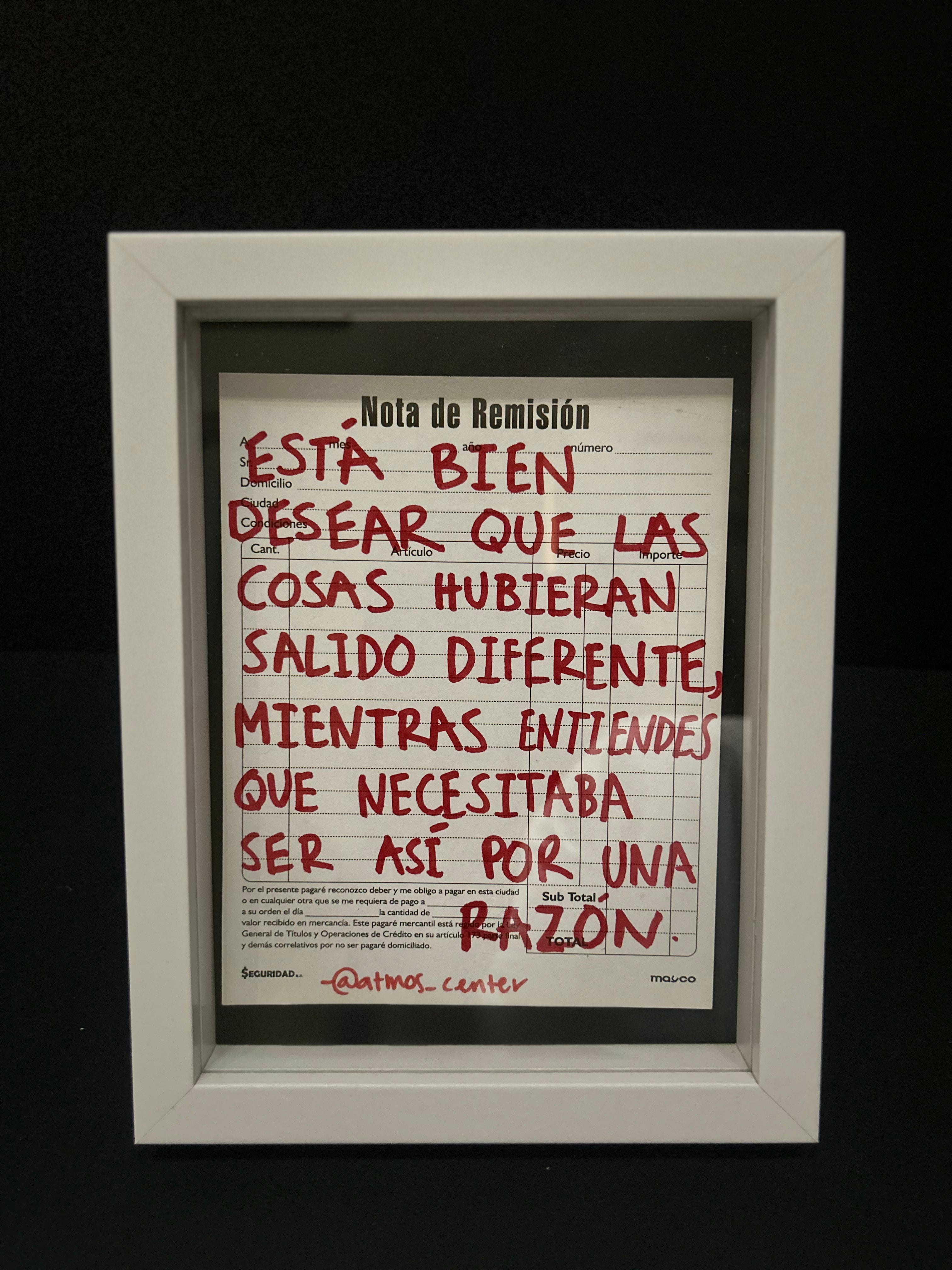 Cuadro "nota de remisión"