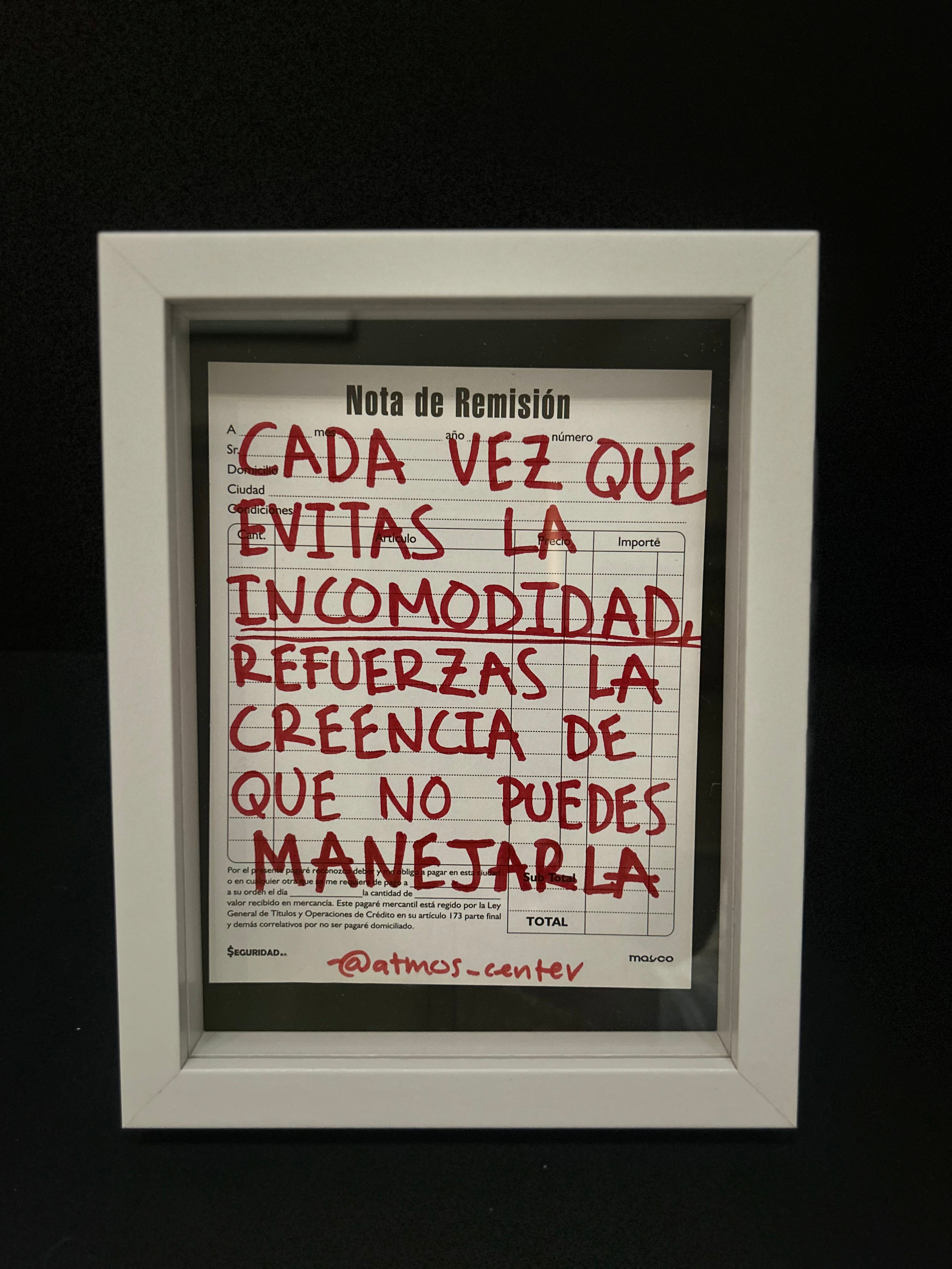 Cuadro "nota de remisión"