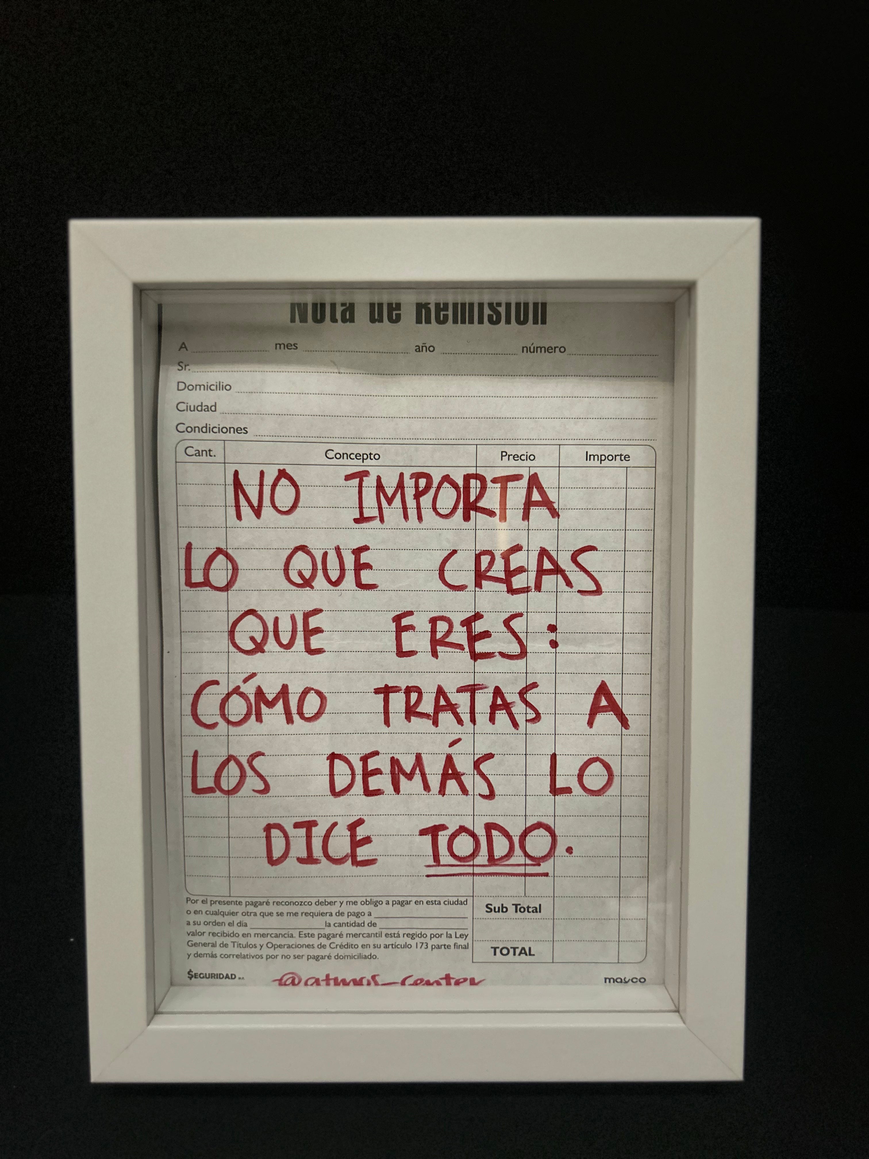 Cuadro "nota de remisión"