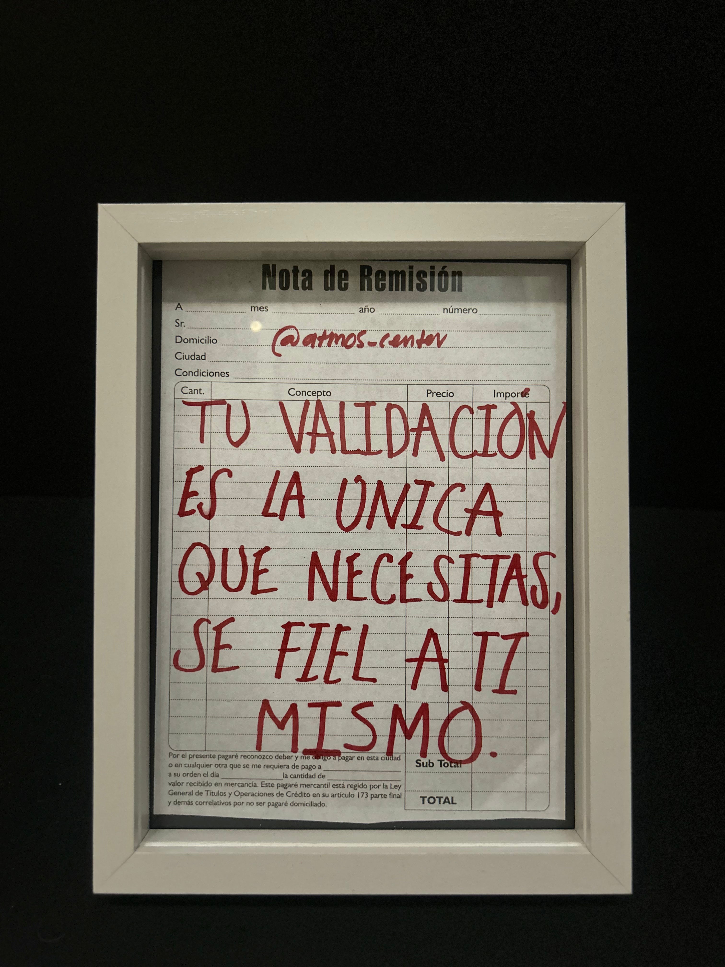 Cuadro "nota de remisión"