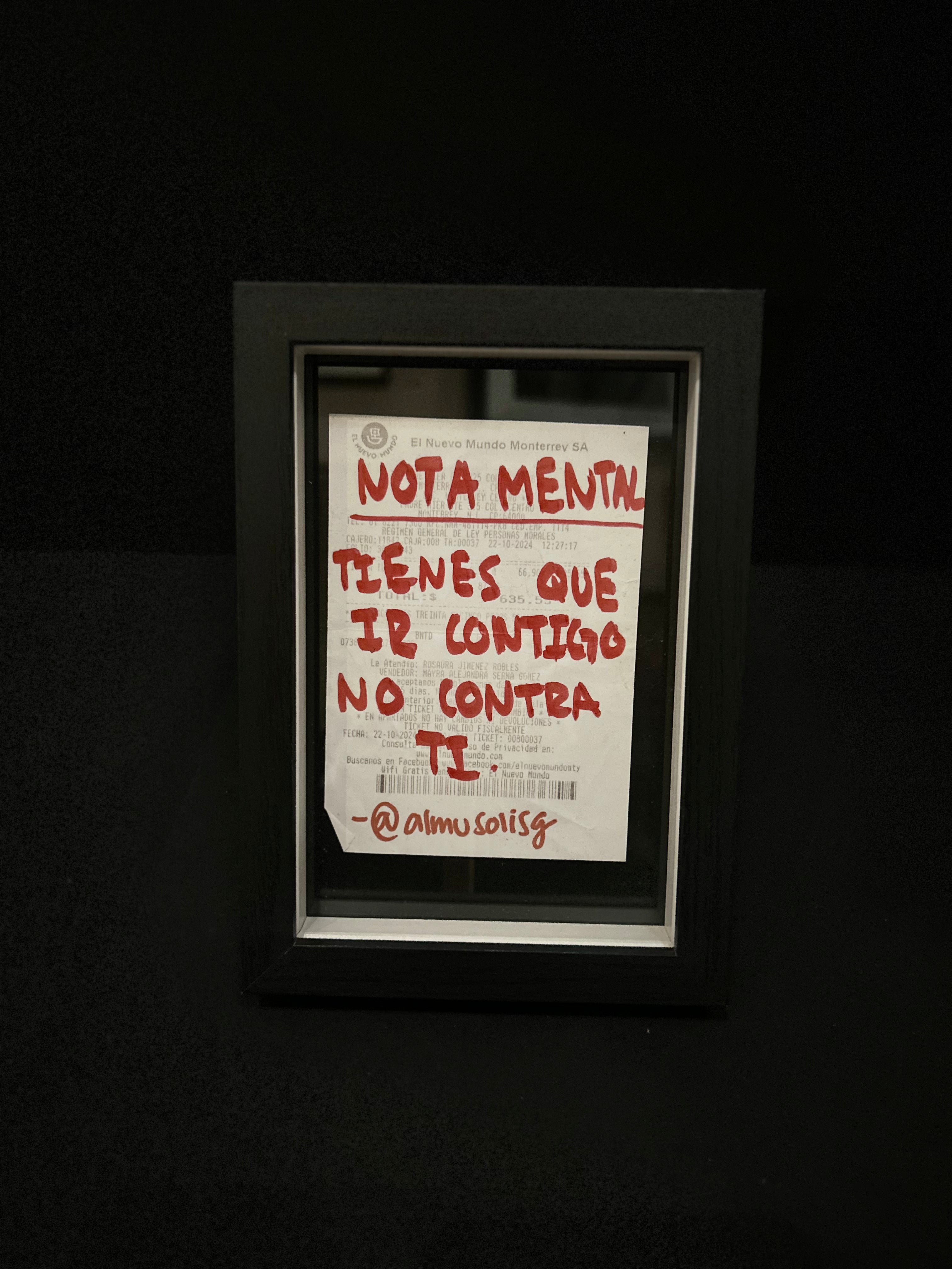 Cuadro "Ticket de compra"