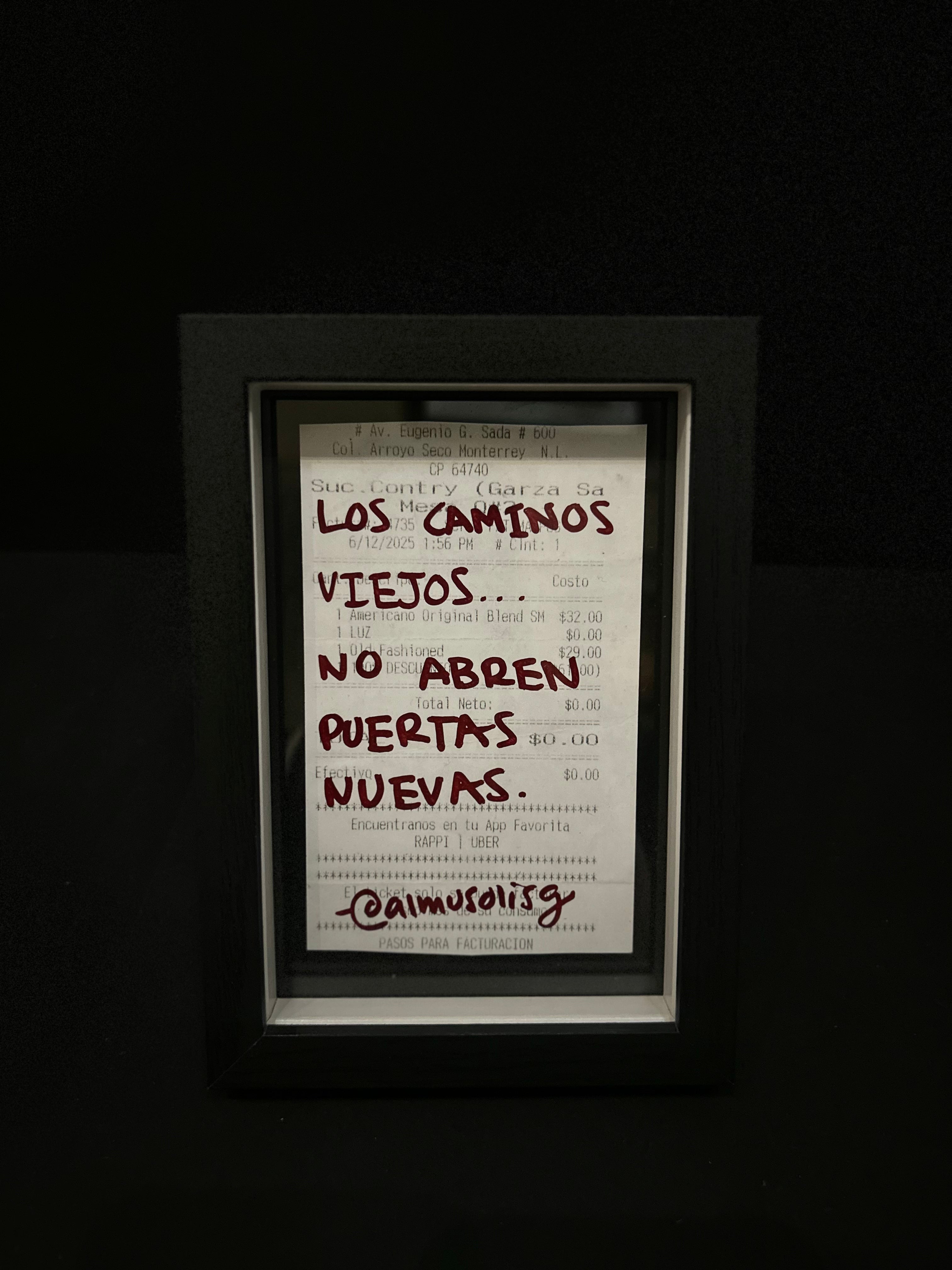 Cuadro "Ticket de compra"