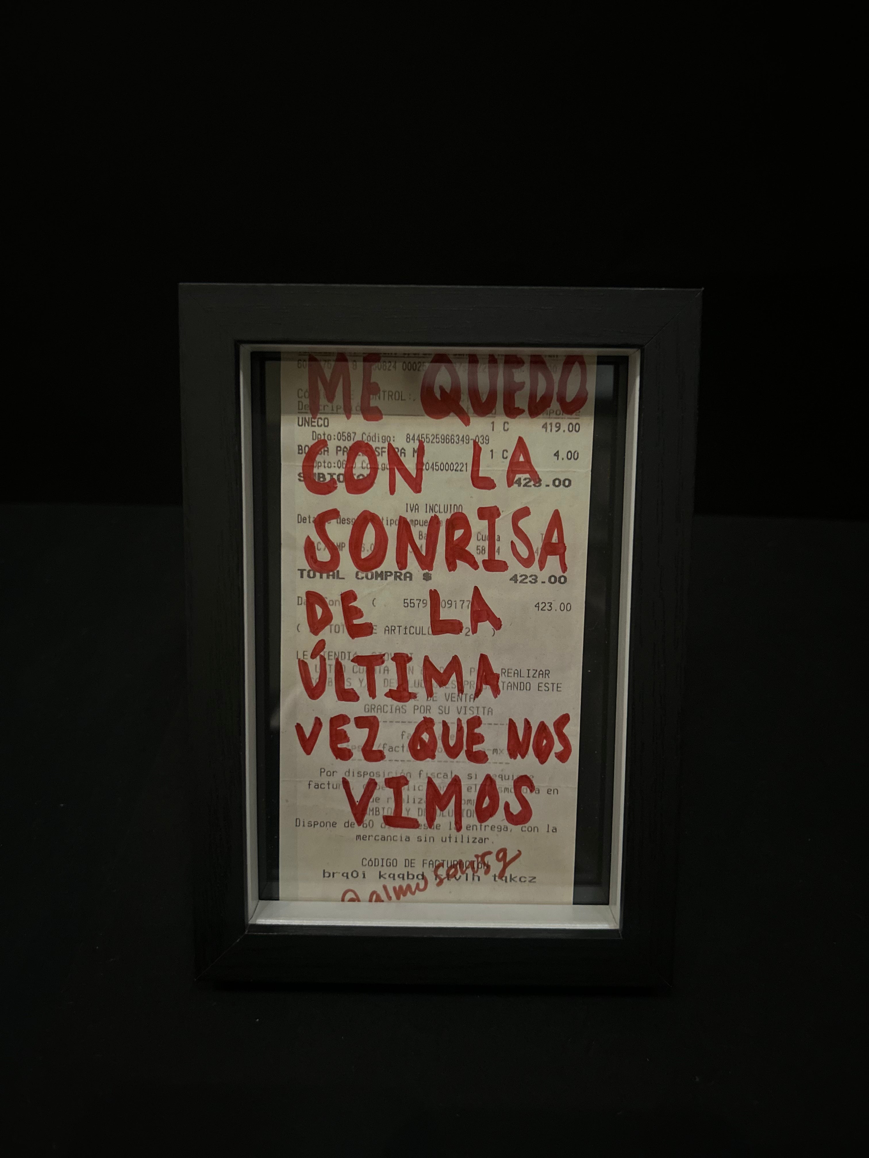 Cuadro "Ticket de compra"