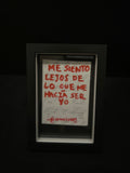 Cuadro · "Me siento lejos de lo que me hacía ser yo"
