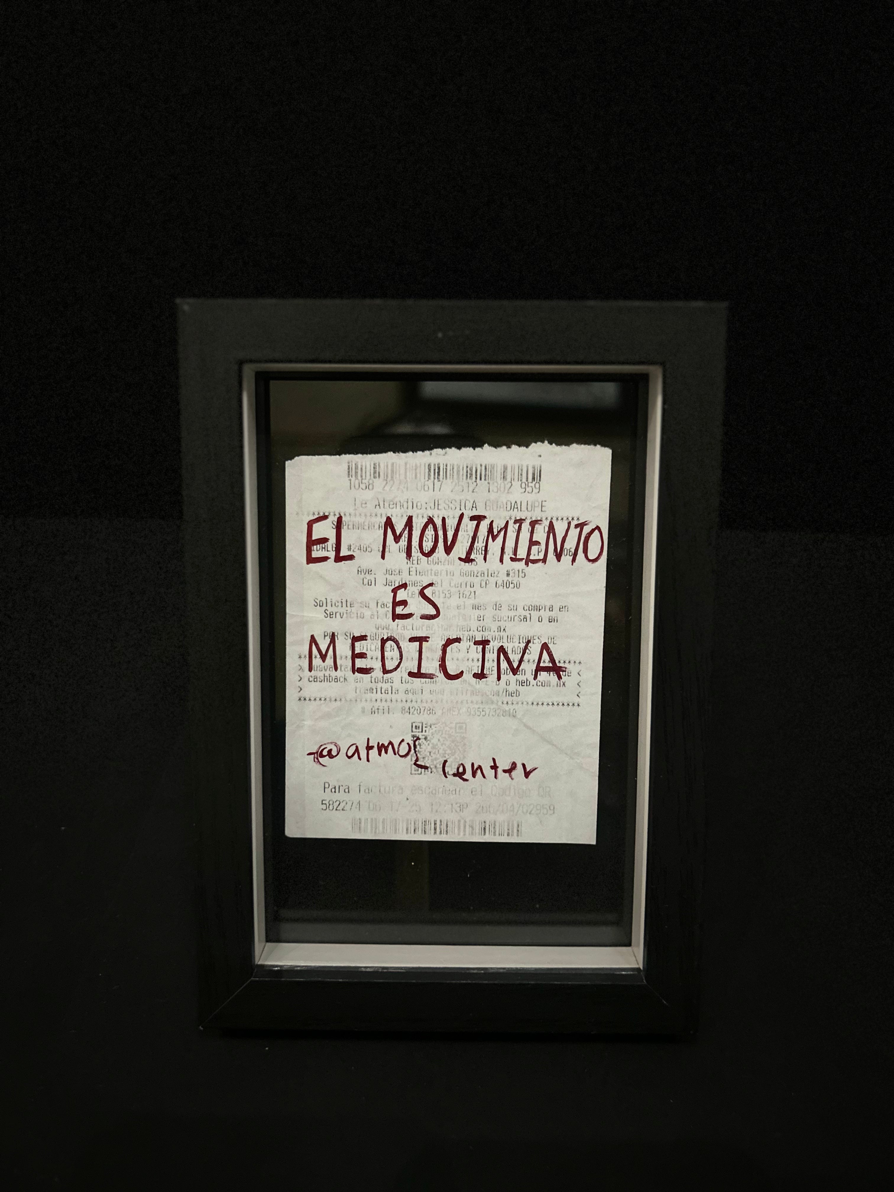Cuadro · "El movimiento es medicina"