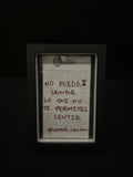 Cuadro · "No puedes sanar lo que no te permites sentir"