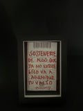 Cuadro · "Sostenerte de algo que ya no existe solo va a agrandar tu vacío"