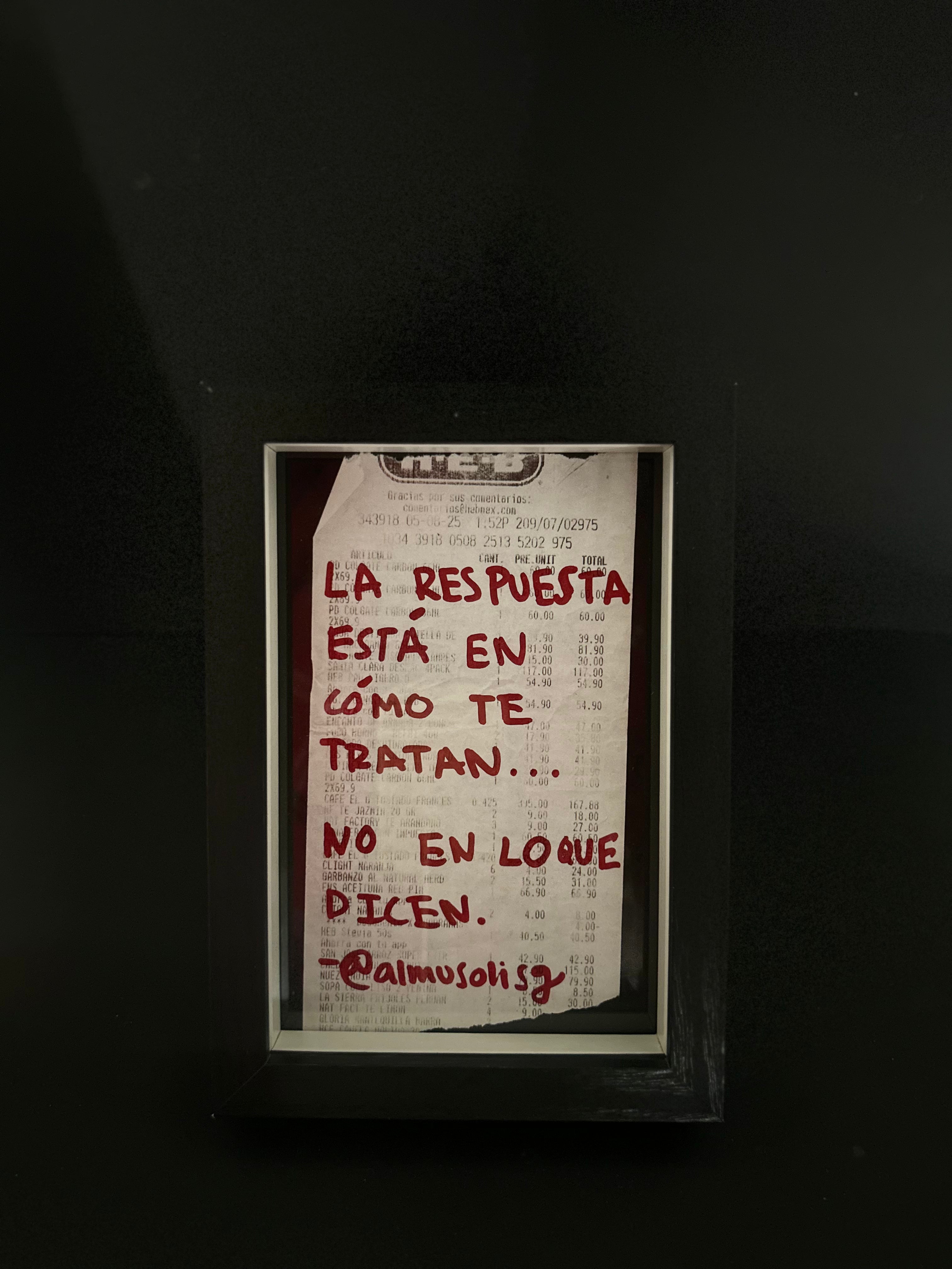 Cuadro · "La respuesta está en cómo te tratan, no en lo que dicen"