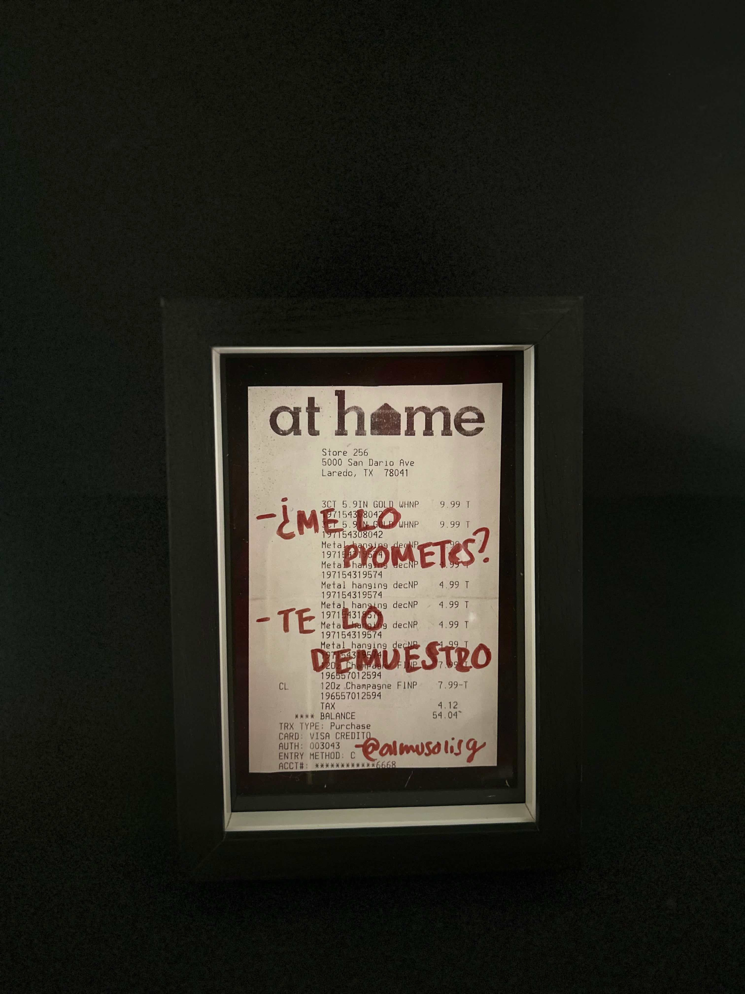 Cuadro · "¿Me lo prometes? Te lo demuestro"
