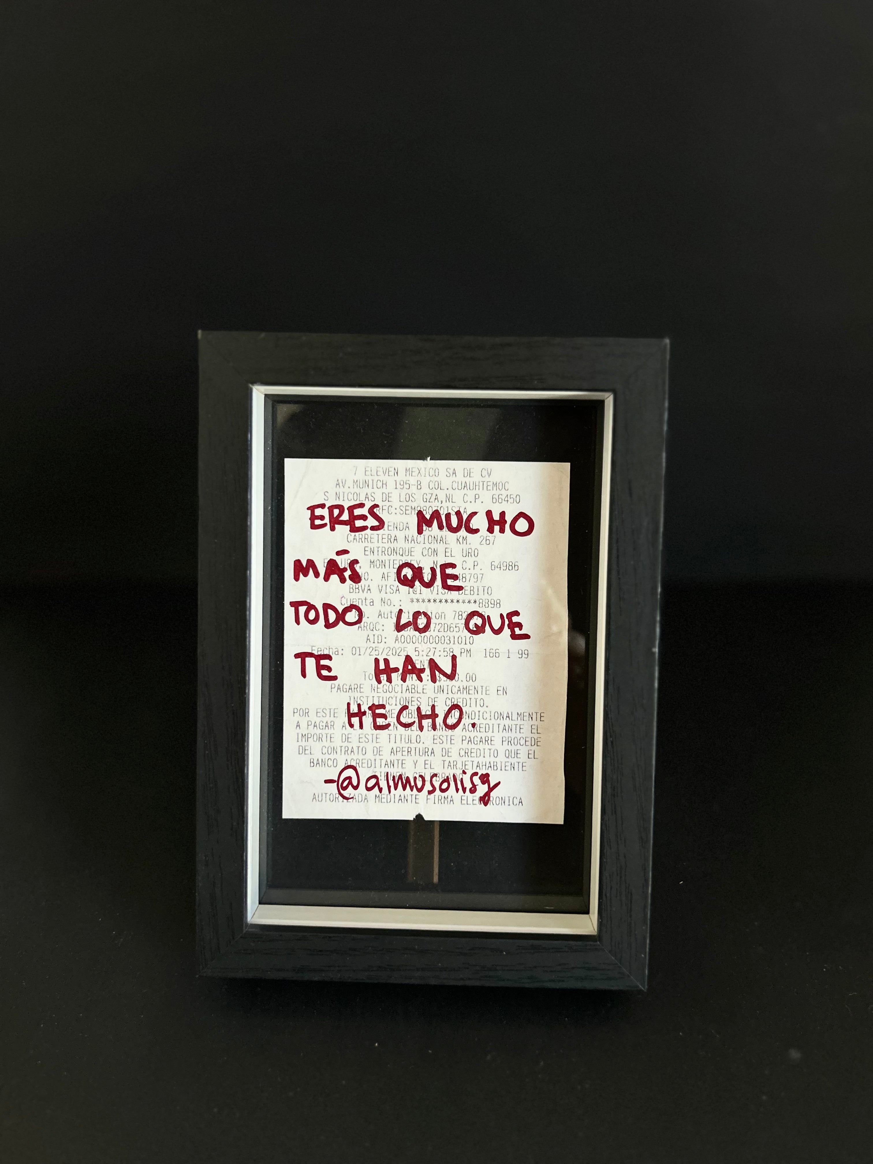 Cuadro · "Eres mucho más que todo lo que te han hecho"