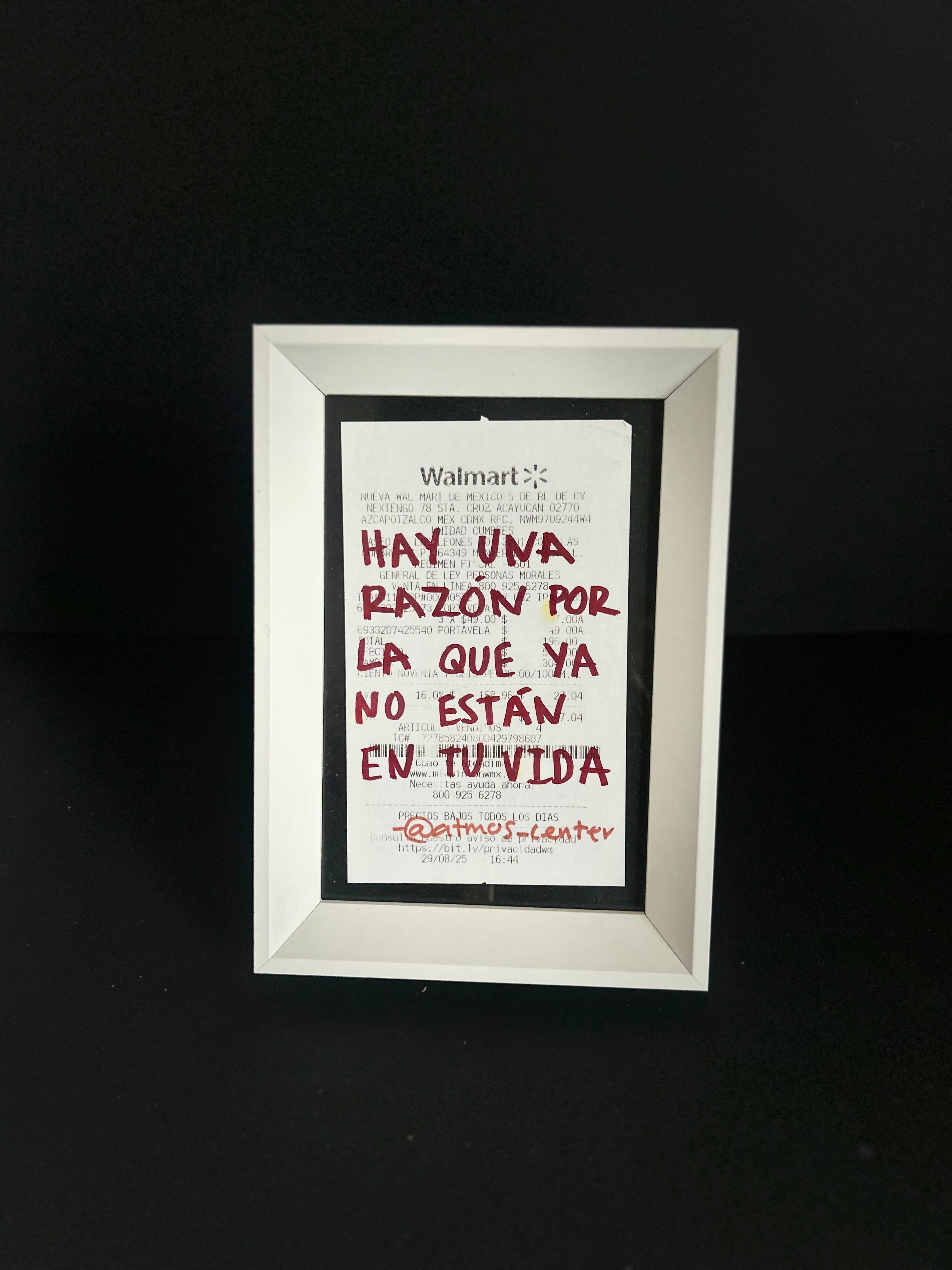 Cuadro · "Hay una razón por la que ya no están en tu vida"