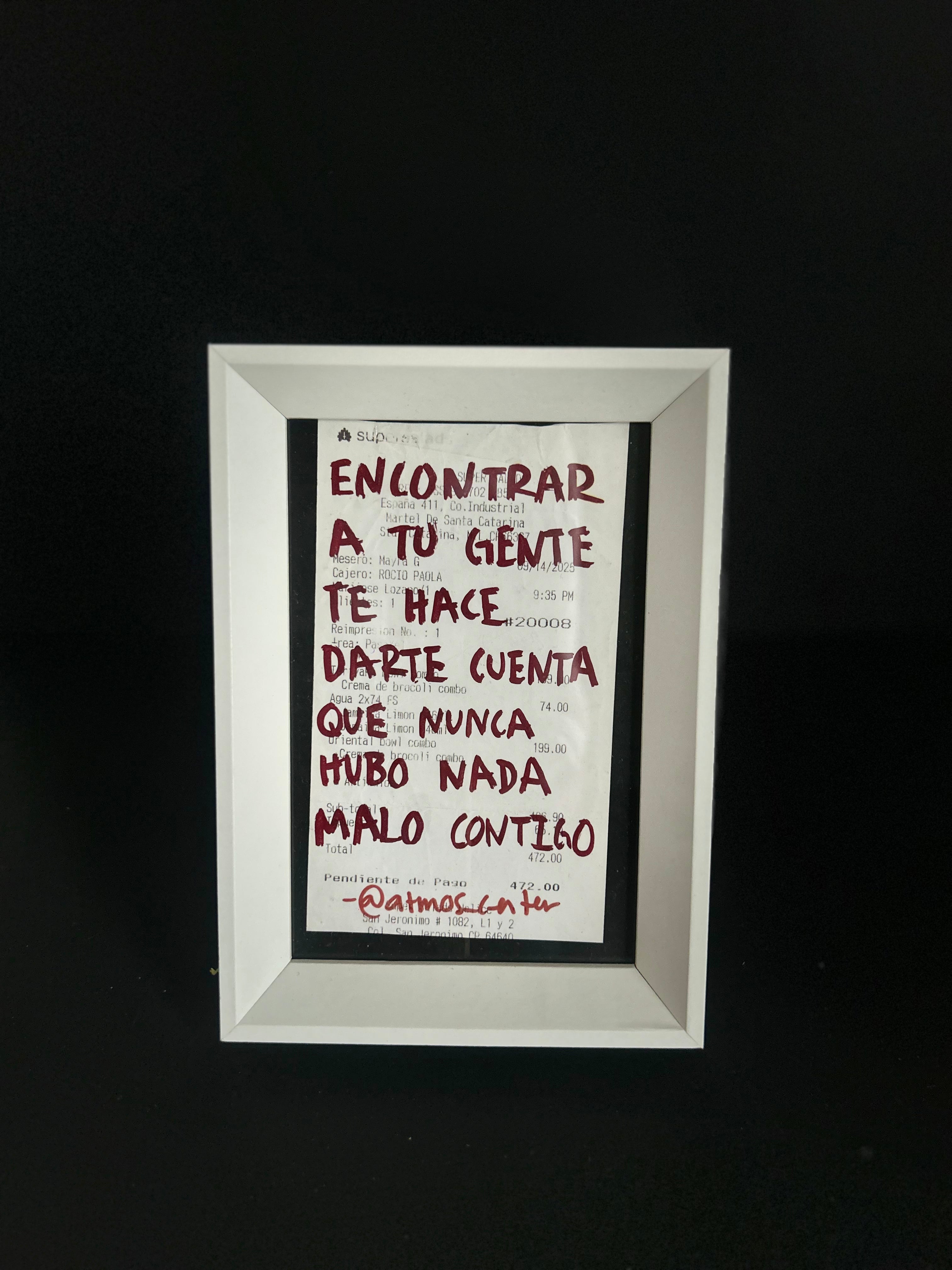 Cuadro · "Encontrar a tu gente te hace darte cuenta que nunca hubo nada malo contigo"