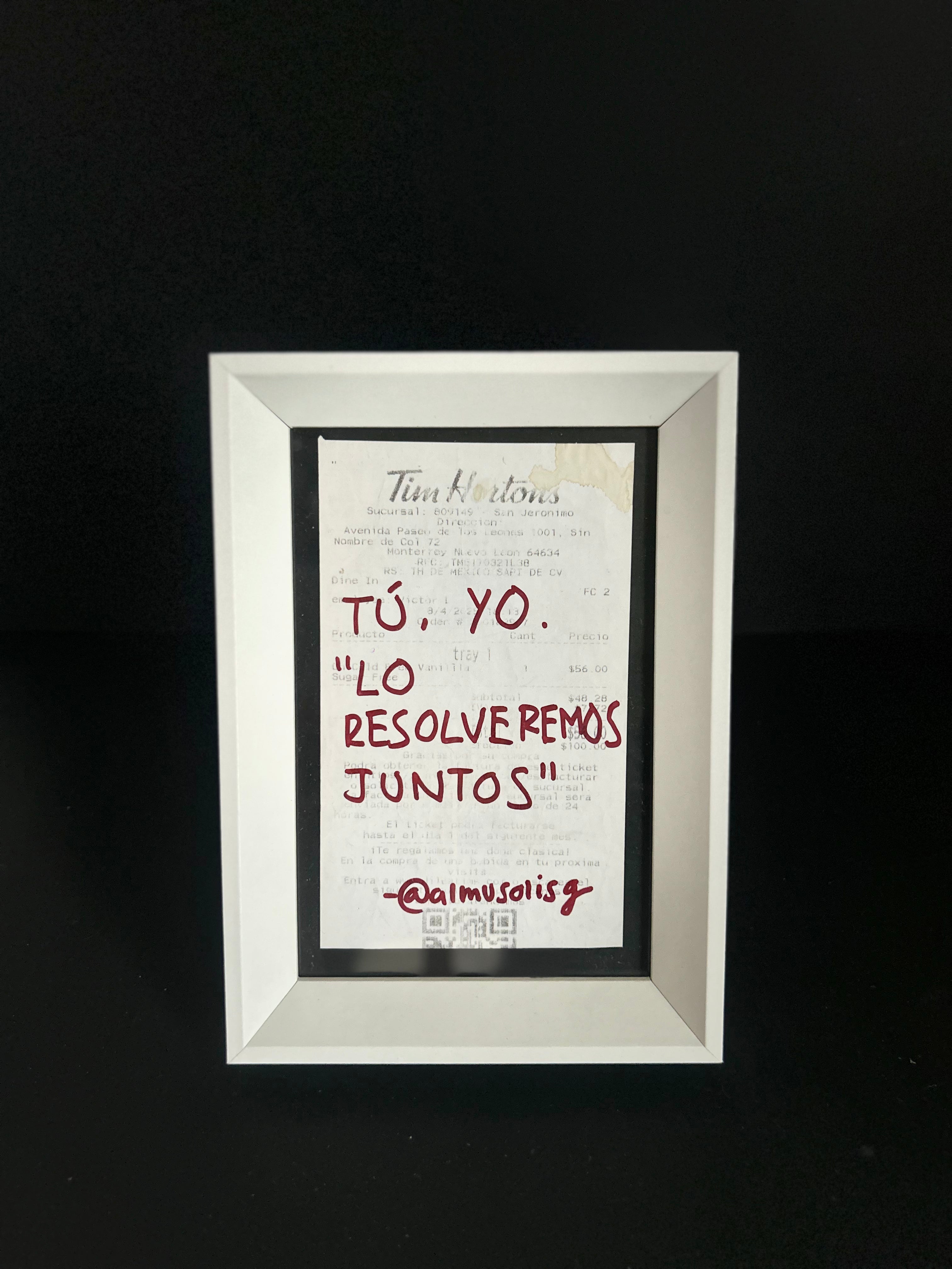 Cuadro · "Tú y yo, lo resolveremos juntos"