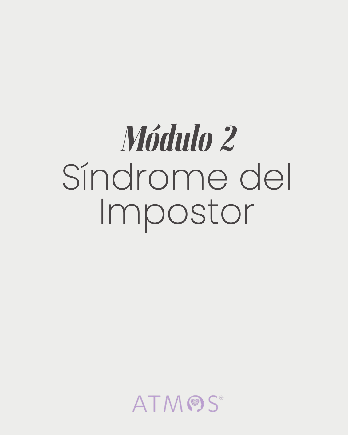 Workbook – Módulo 2: Síndrome del Impostor